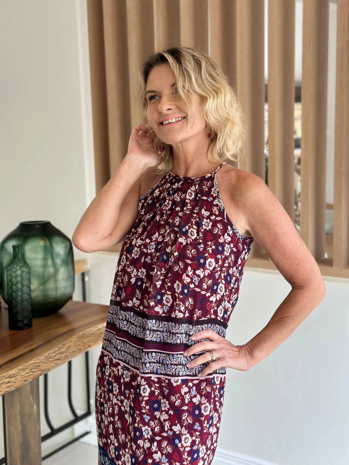 CRYSTAL Short Dress-DRESS-Wendy Bashford Designs