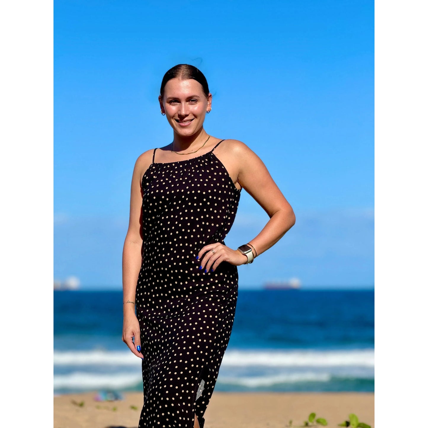 HANNAH Midi Dress-DRESS-Wendy Bashford Designs