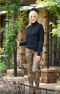 Bon Bon Poloneck Knit ~ Black