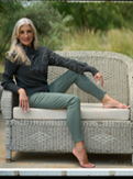 Bon Bon pull up legging ~ Olive
