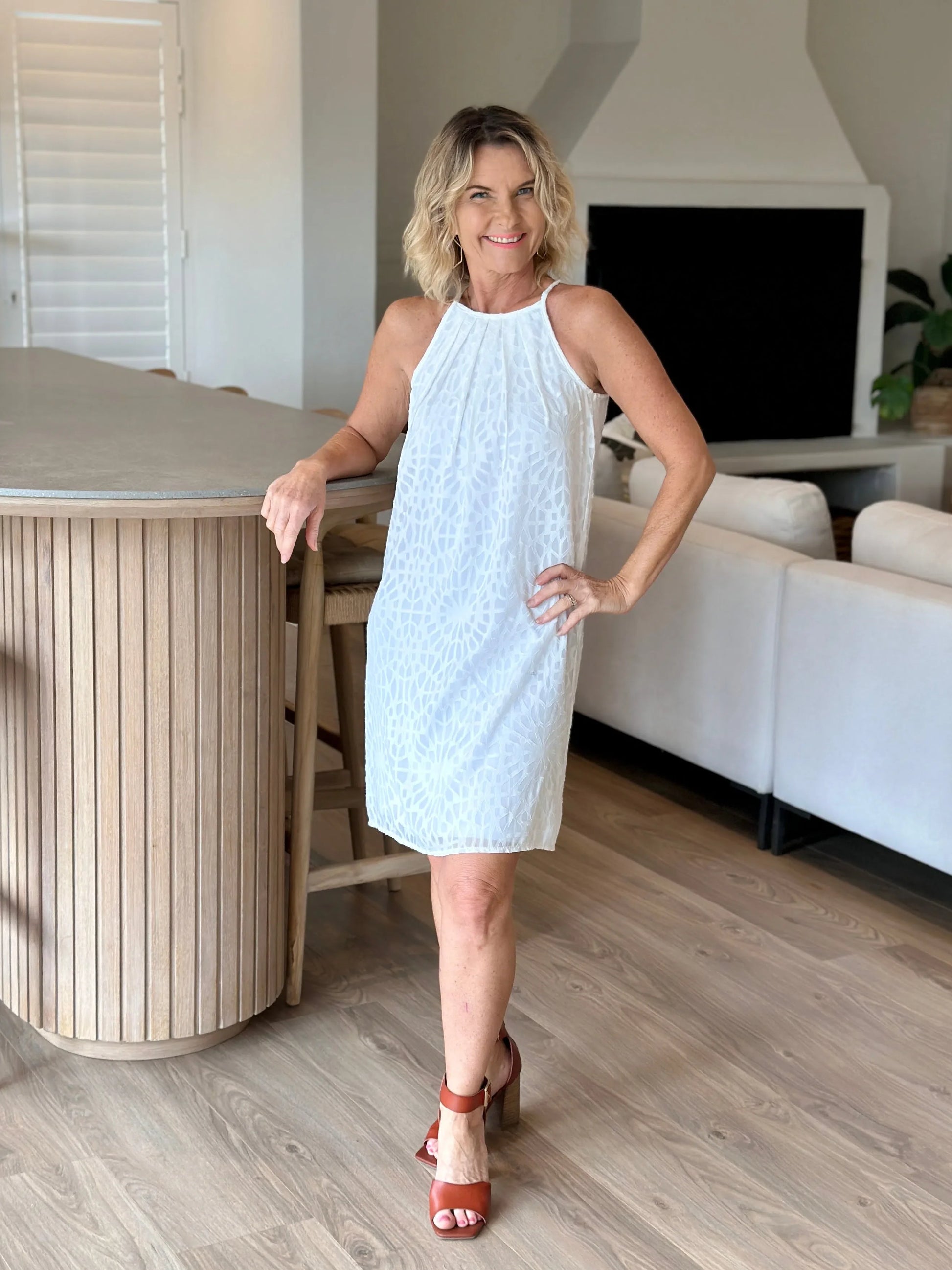 CRYSTAL Short Dress-DRESS-Wendy Bashford Designs