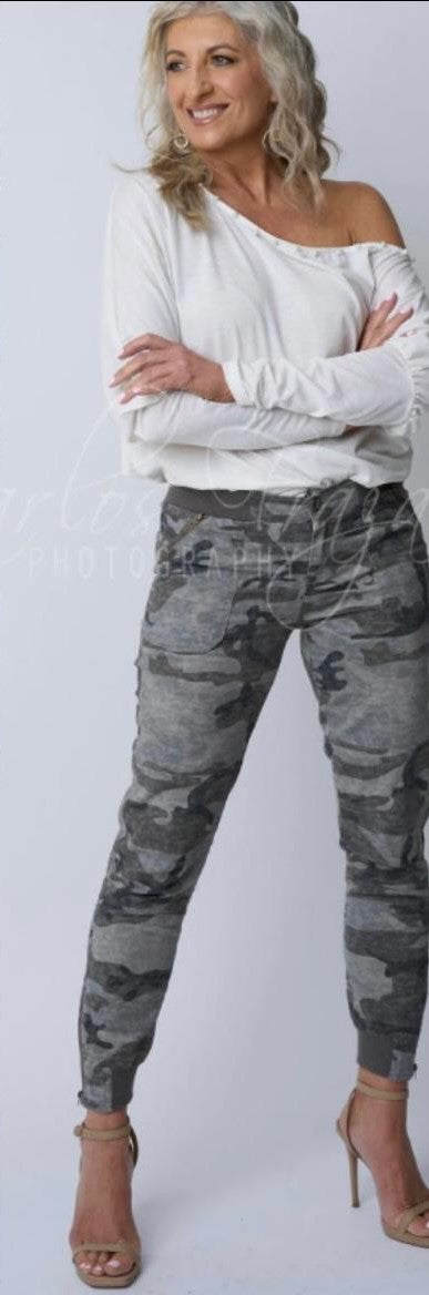 Bon Bon Cargo Pants ¬ Camo/Animal Print