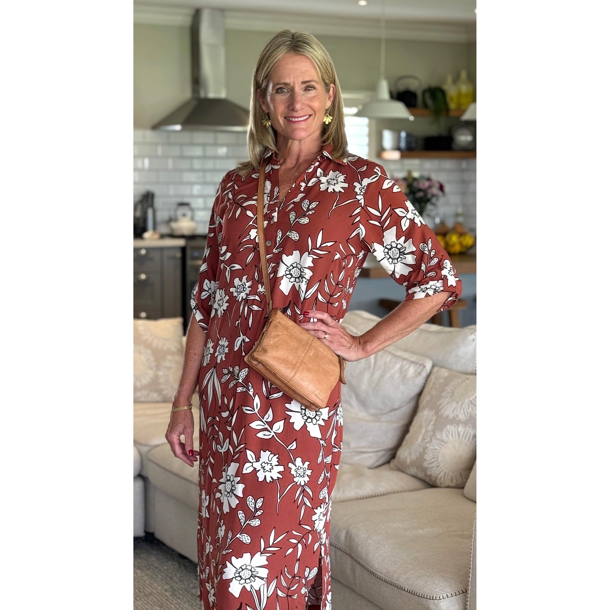 EDEN MIDI Dress-DRESS-Wendy Bashford Designs