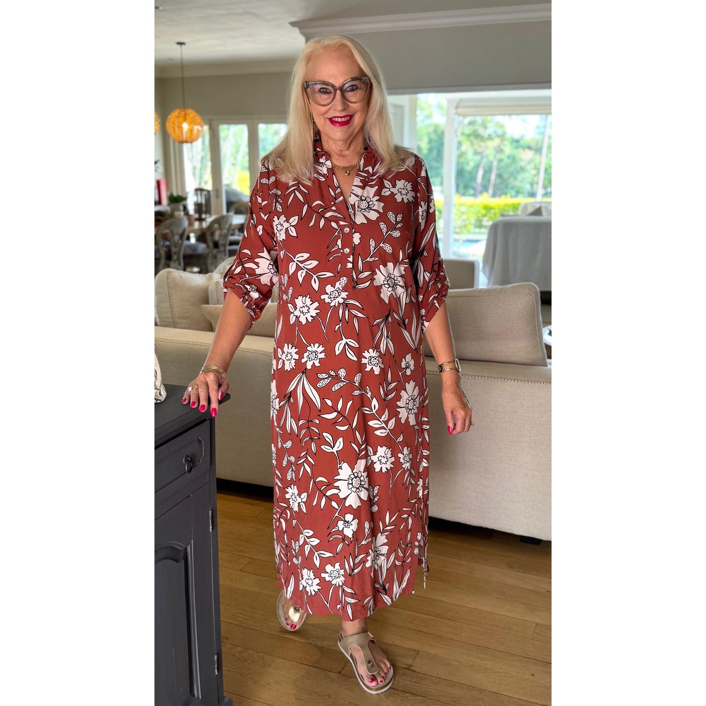 EDEN MIDI Dress-DRESS-Wendy Bashford Designs
