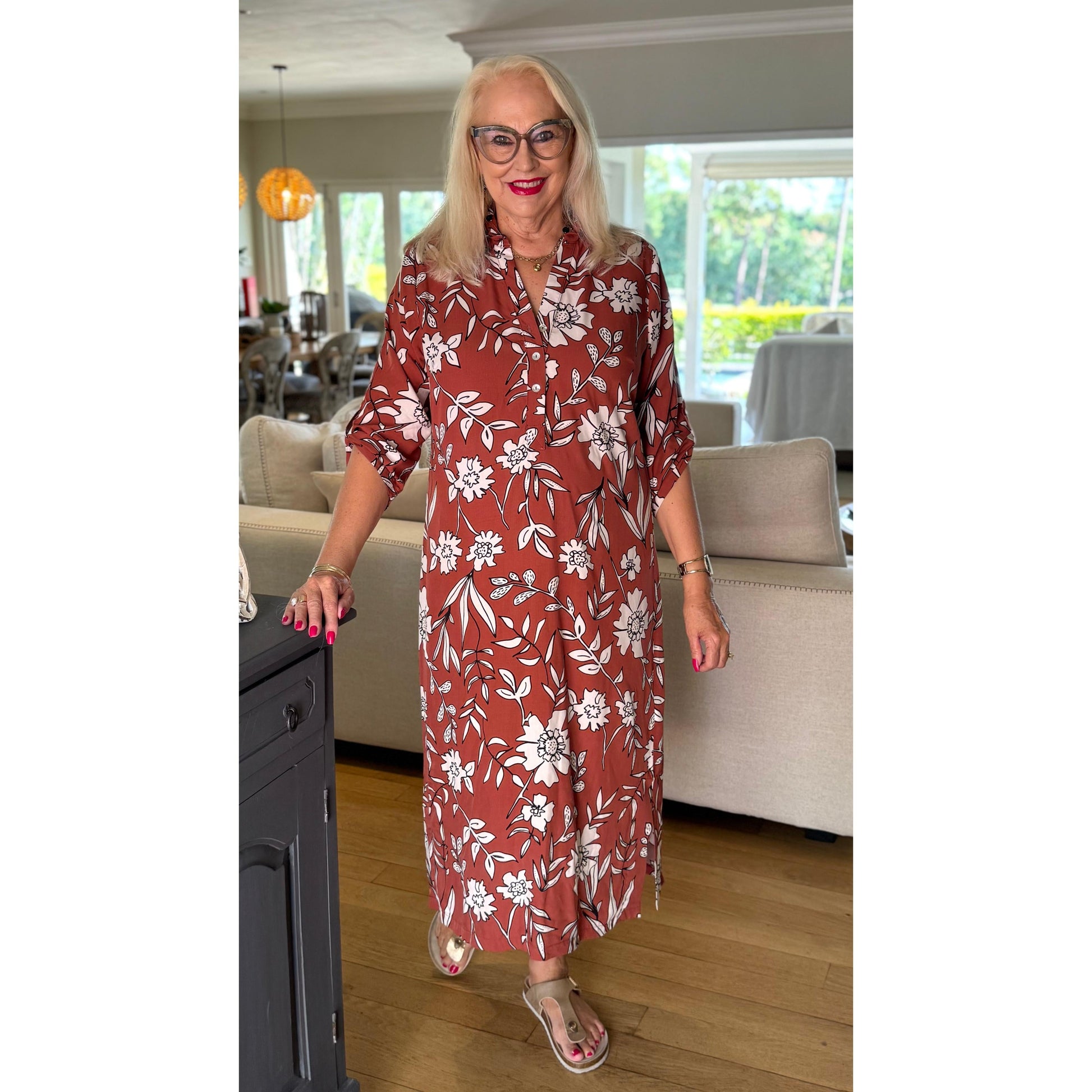 EDEN MIDI Dress-DRESS-Wendy Bashford Designs
