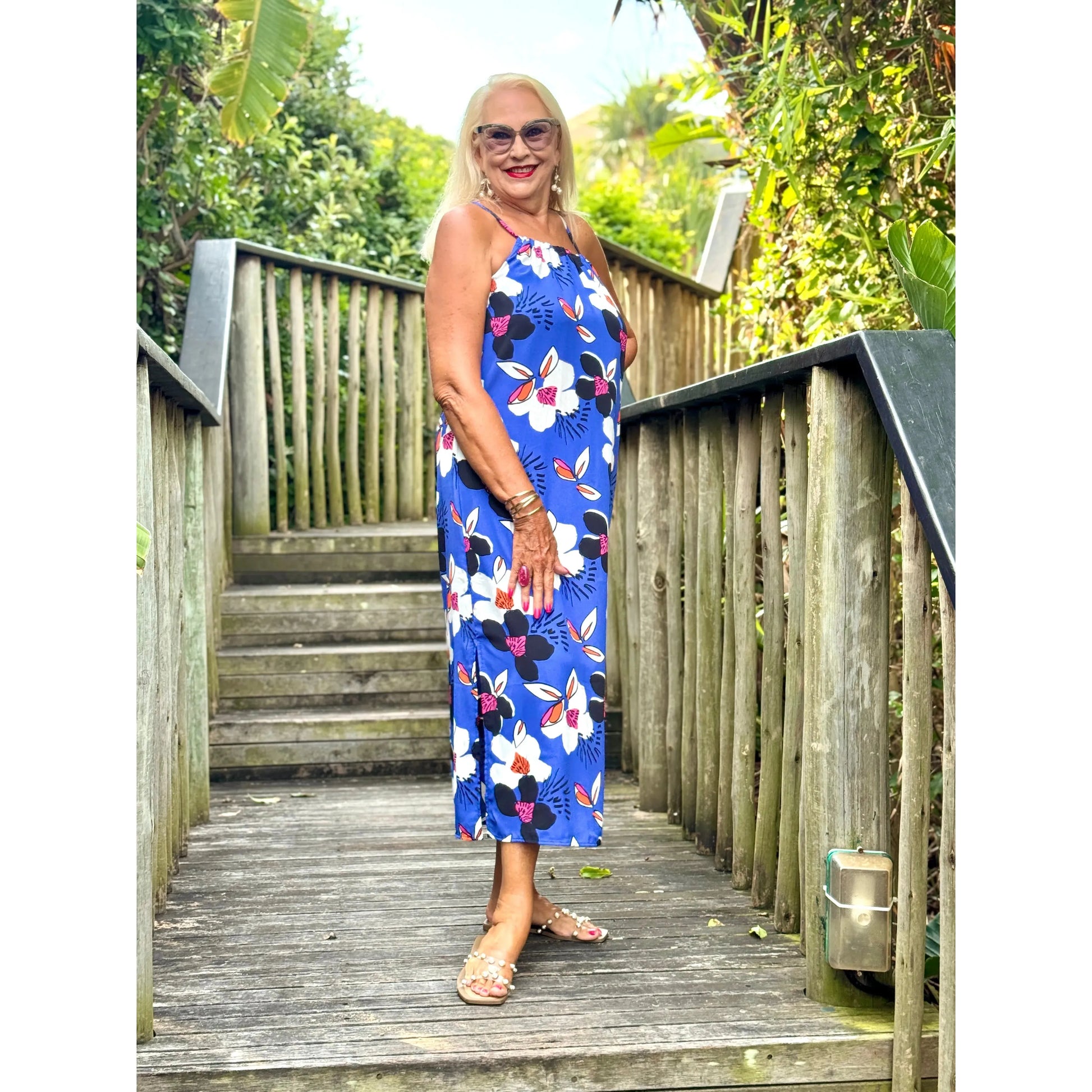 HANNAH Midi Dress-DRESS-Wendy Bashford Designs