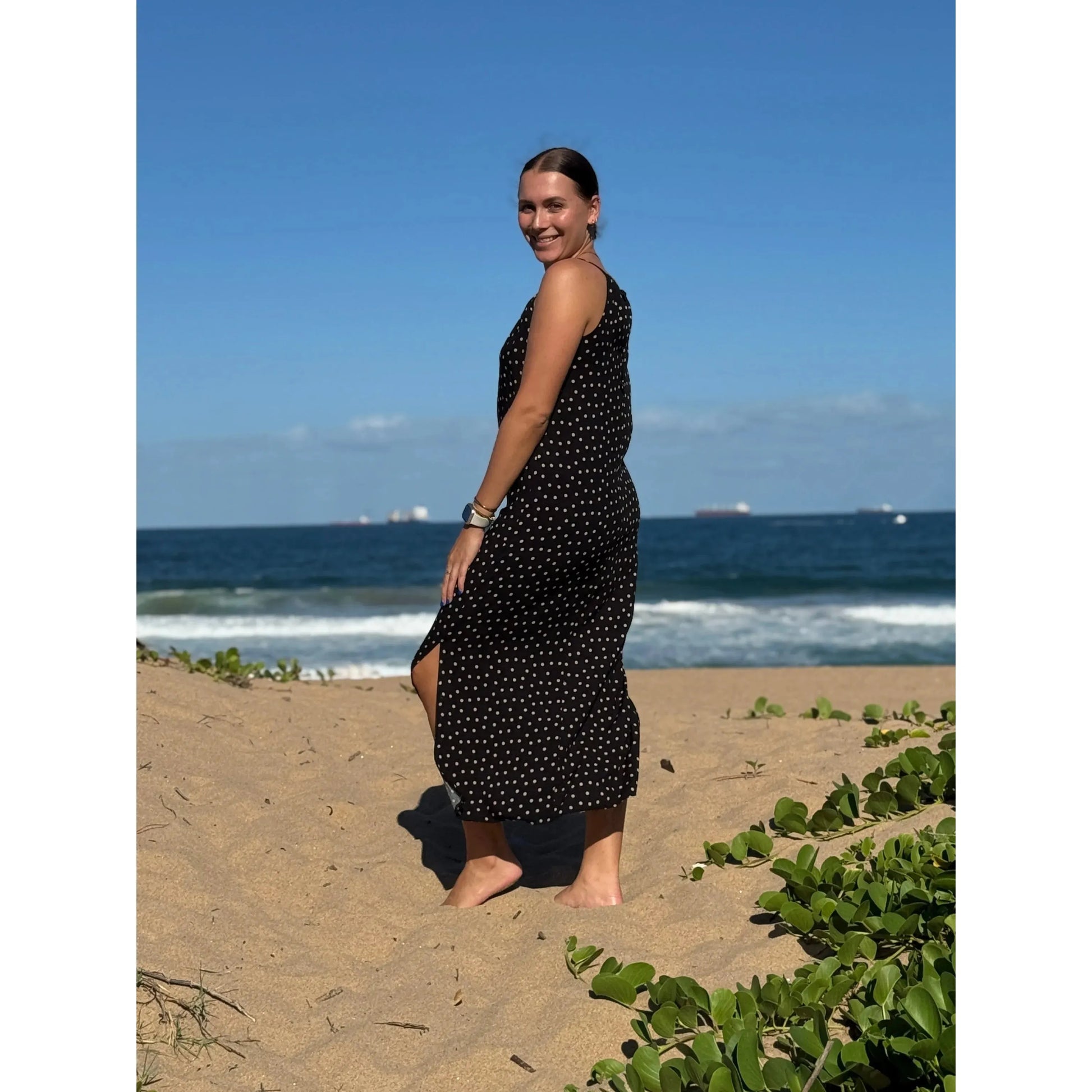 HANNAH Midi Dress-DRESS-Wendy Bashford Designs
