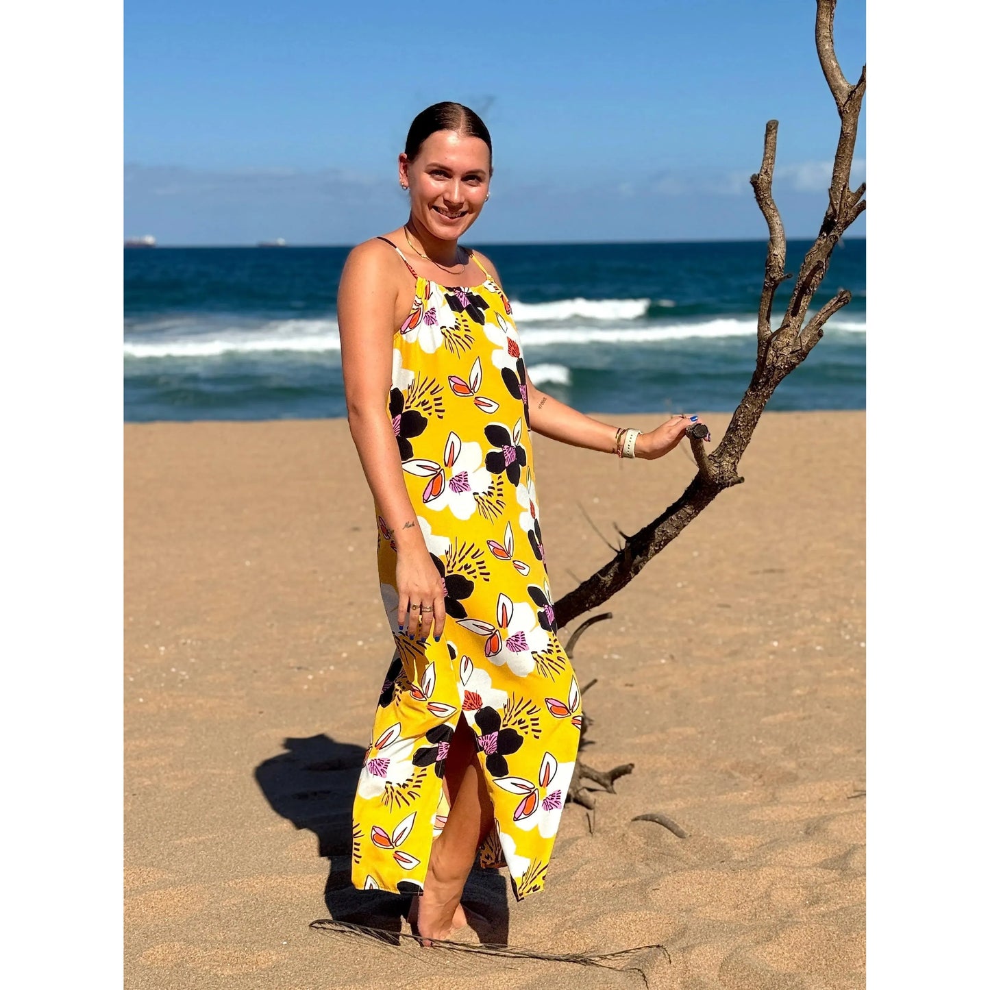 HANNAH Midi Dress-DRESS-Wendy Bashford Designs