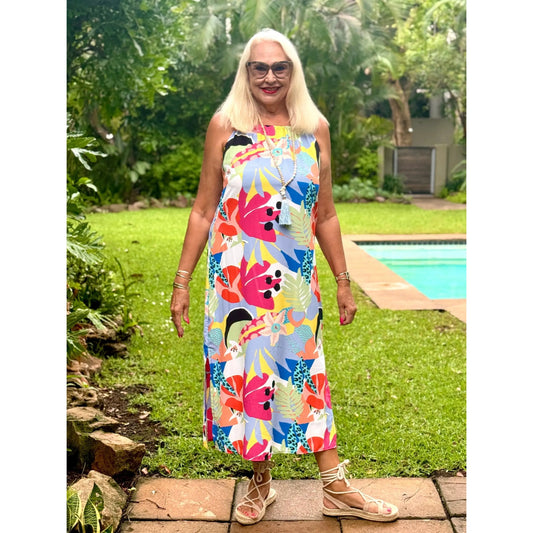 HANNAH Midi Dress-DRESS-Wendy Bashford Designs