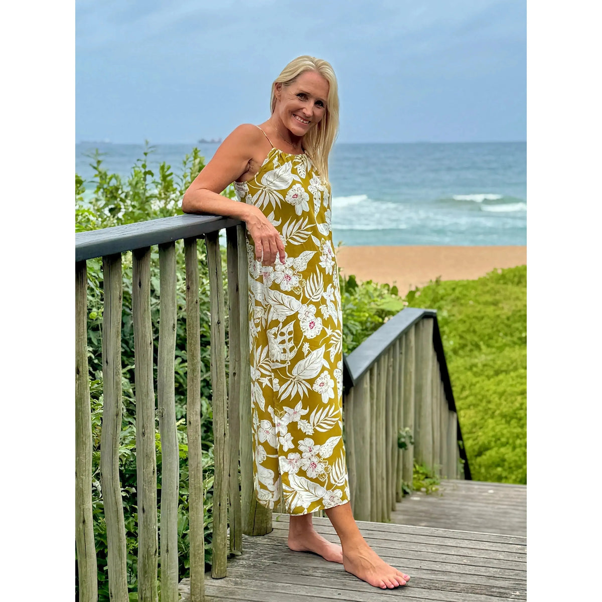 HANNAH Midi Dress-DRESS-Wendy Bashford Designs