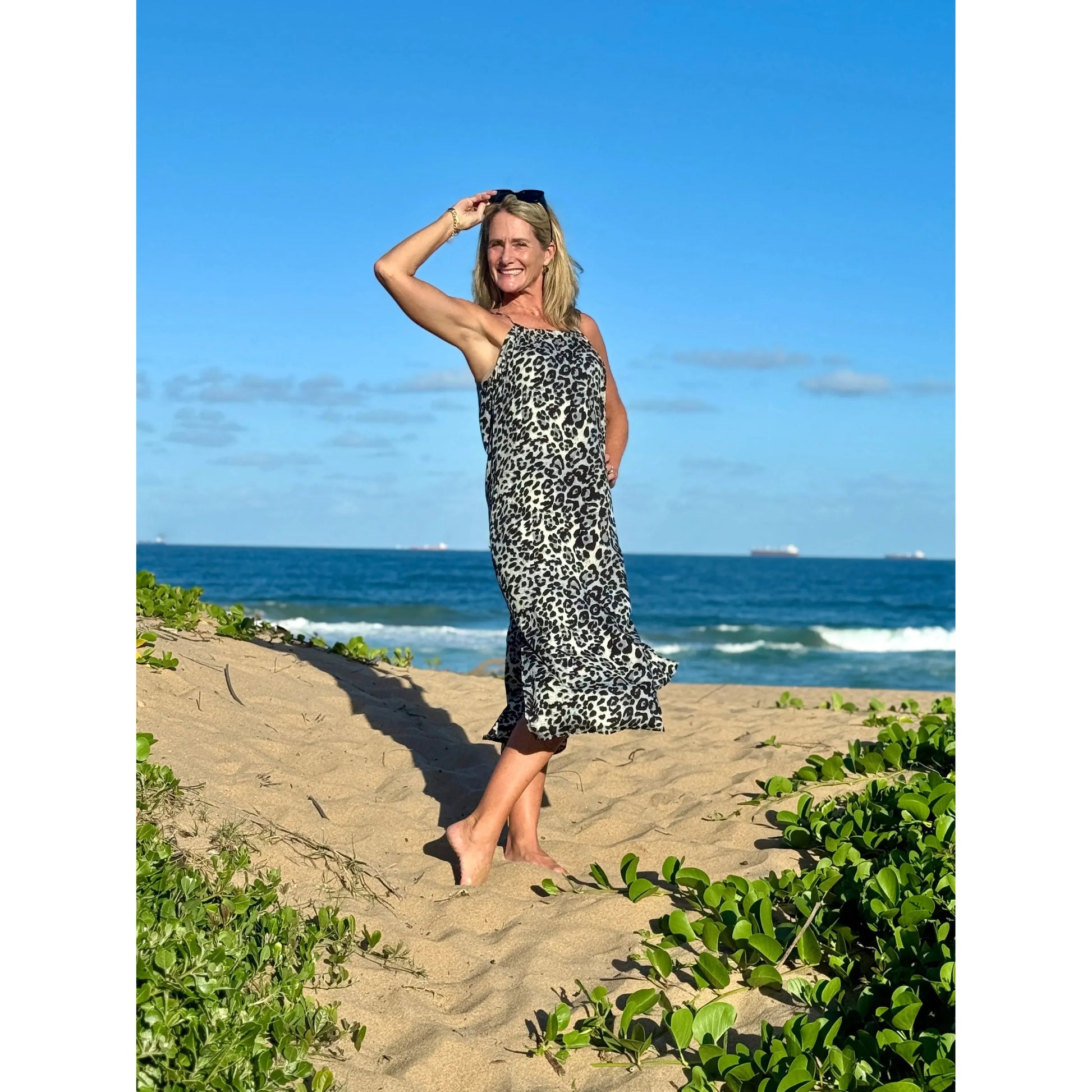 HANNAH Midi Dress-DRESS-Wendy Bashford Designs
