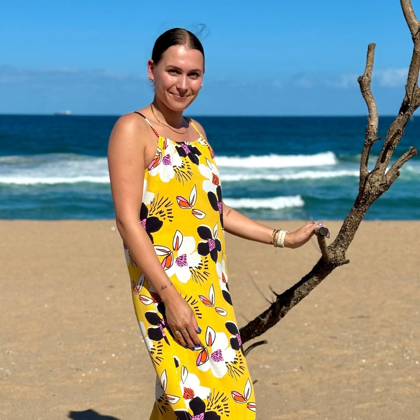 HANNAH Midi Dress-DRESS-Wendy Bashford Designs