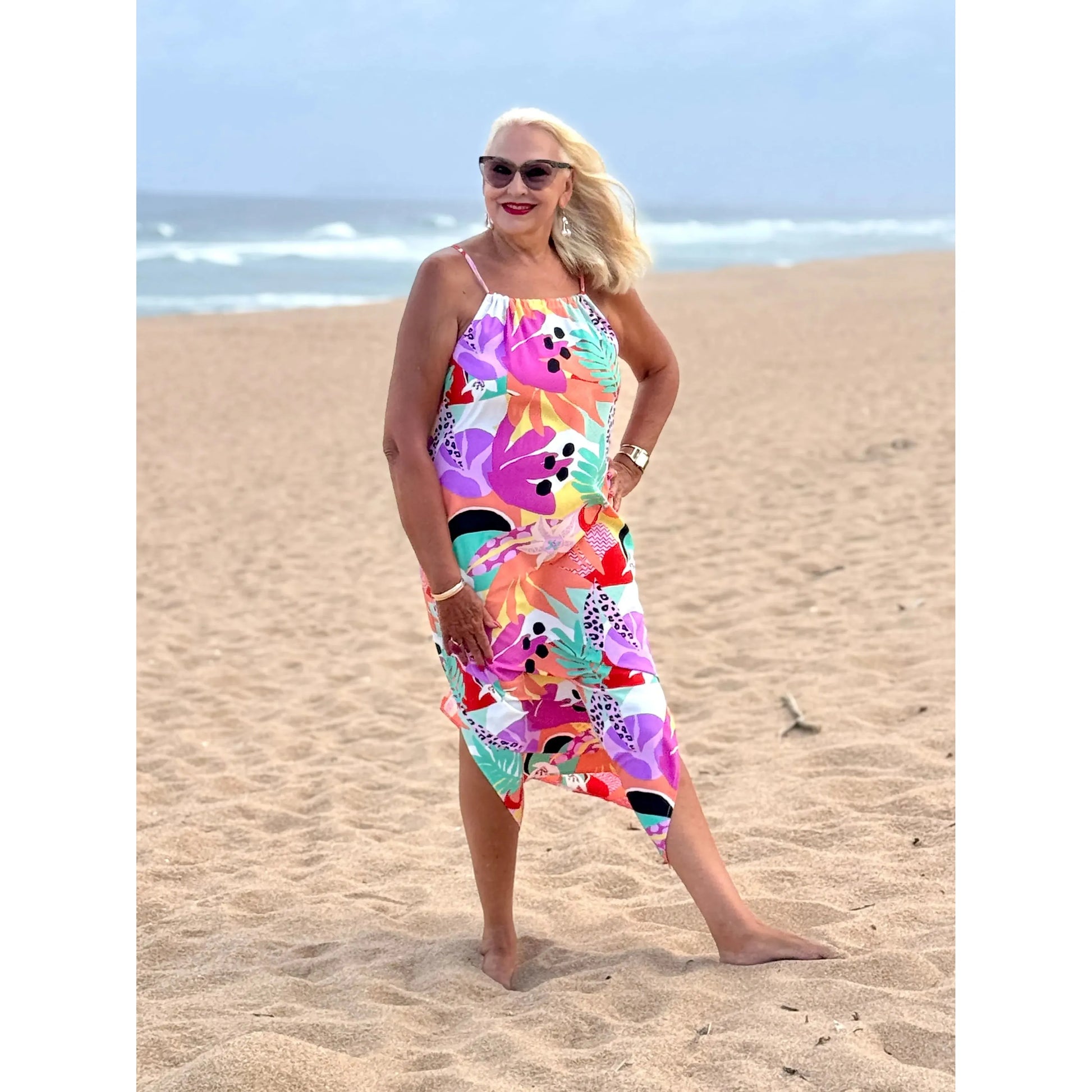 HANNAH Midi Dress-DRESS-Wendy Bashford Designs