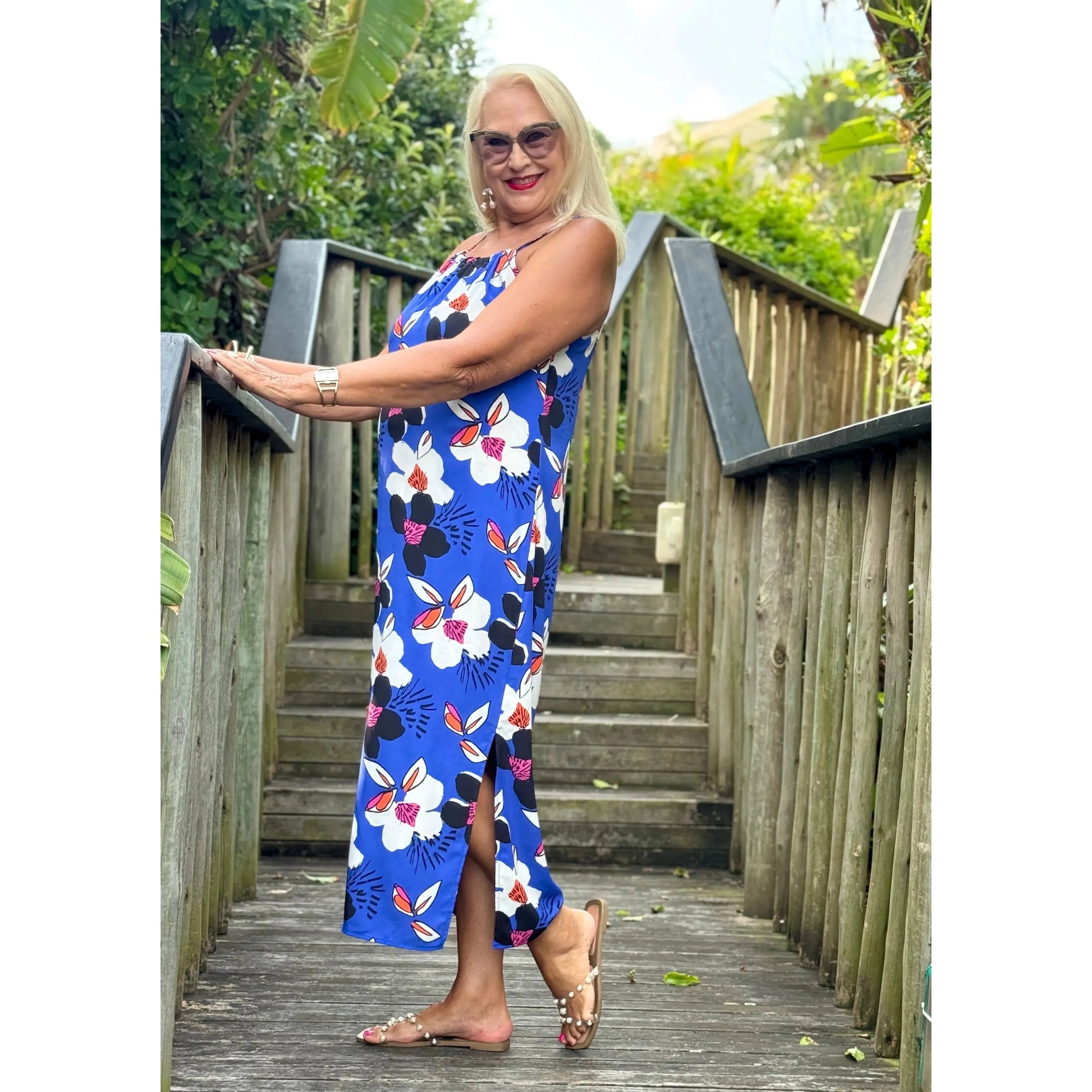 HANNAH Midi Dress-DRESS-Wendy Bashford Designs
