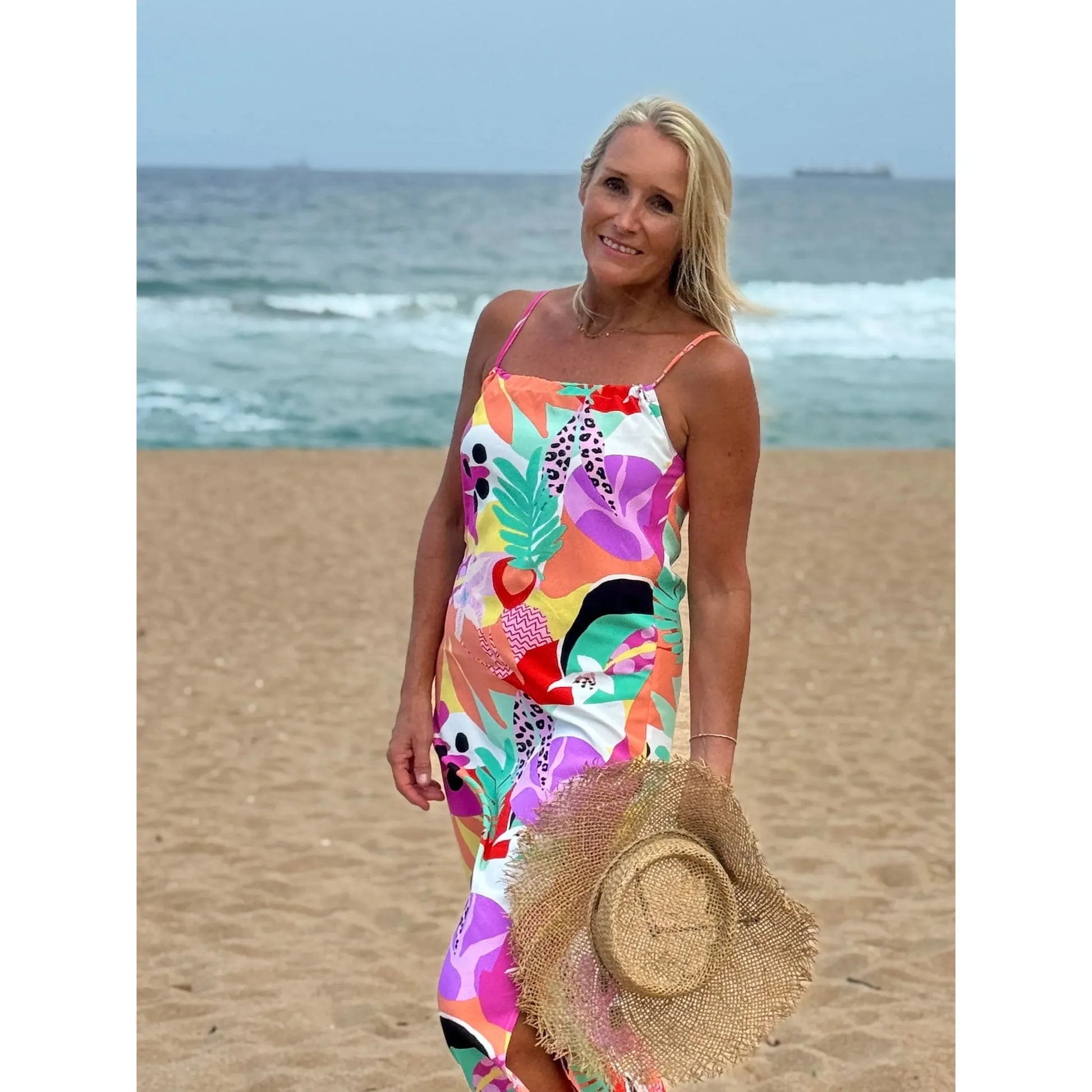 HANNAH Midi Dress-DRESS-Wendy Bashford Designs