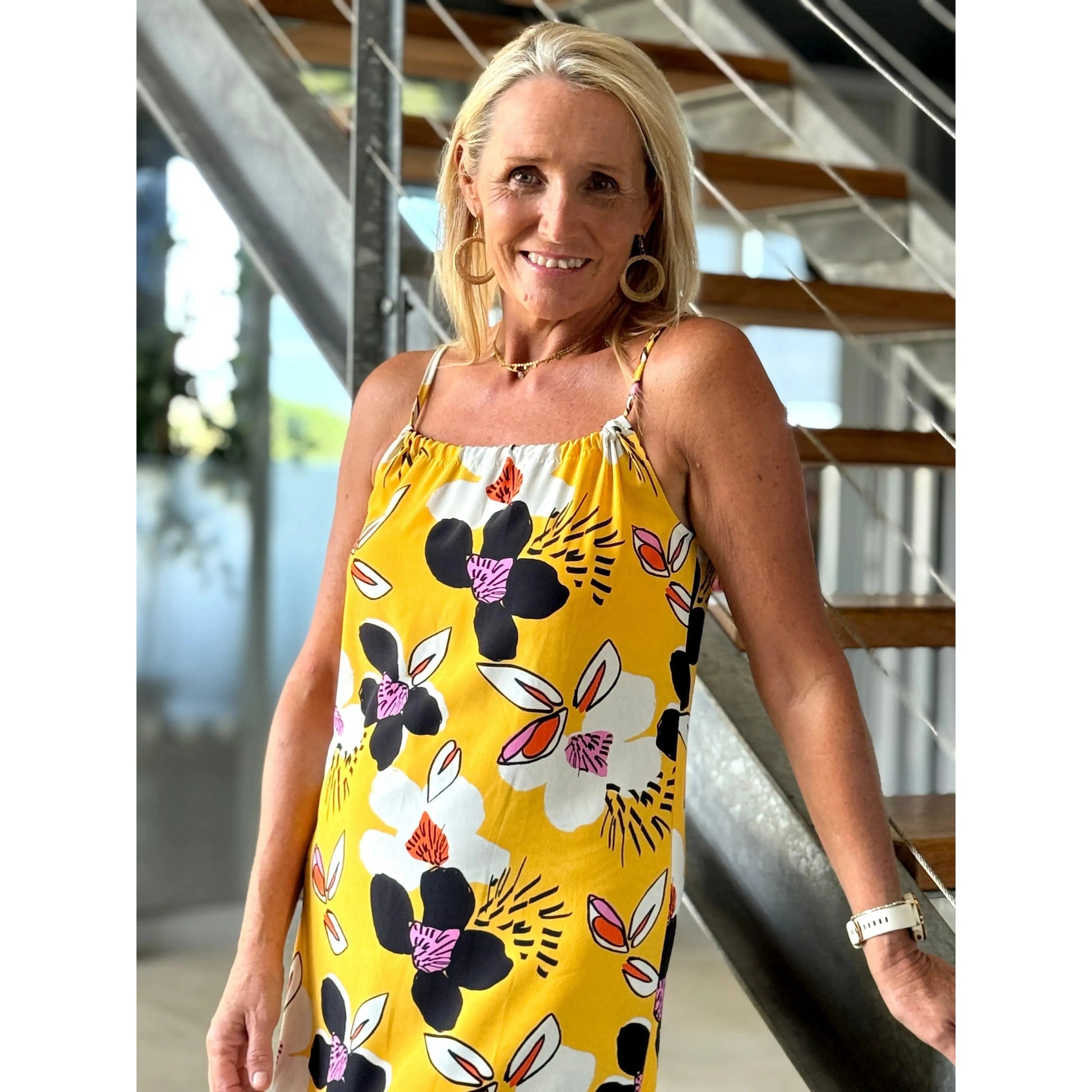 HANNAH Midi Dress-DRESS-Wendy Bashford Designs