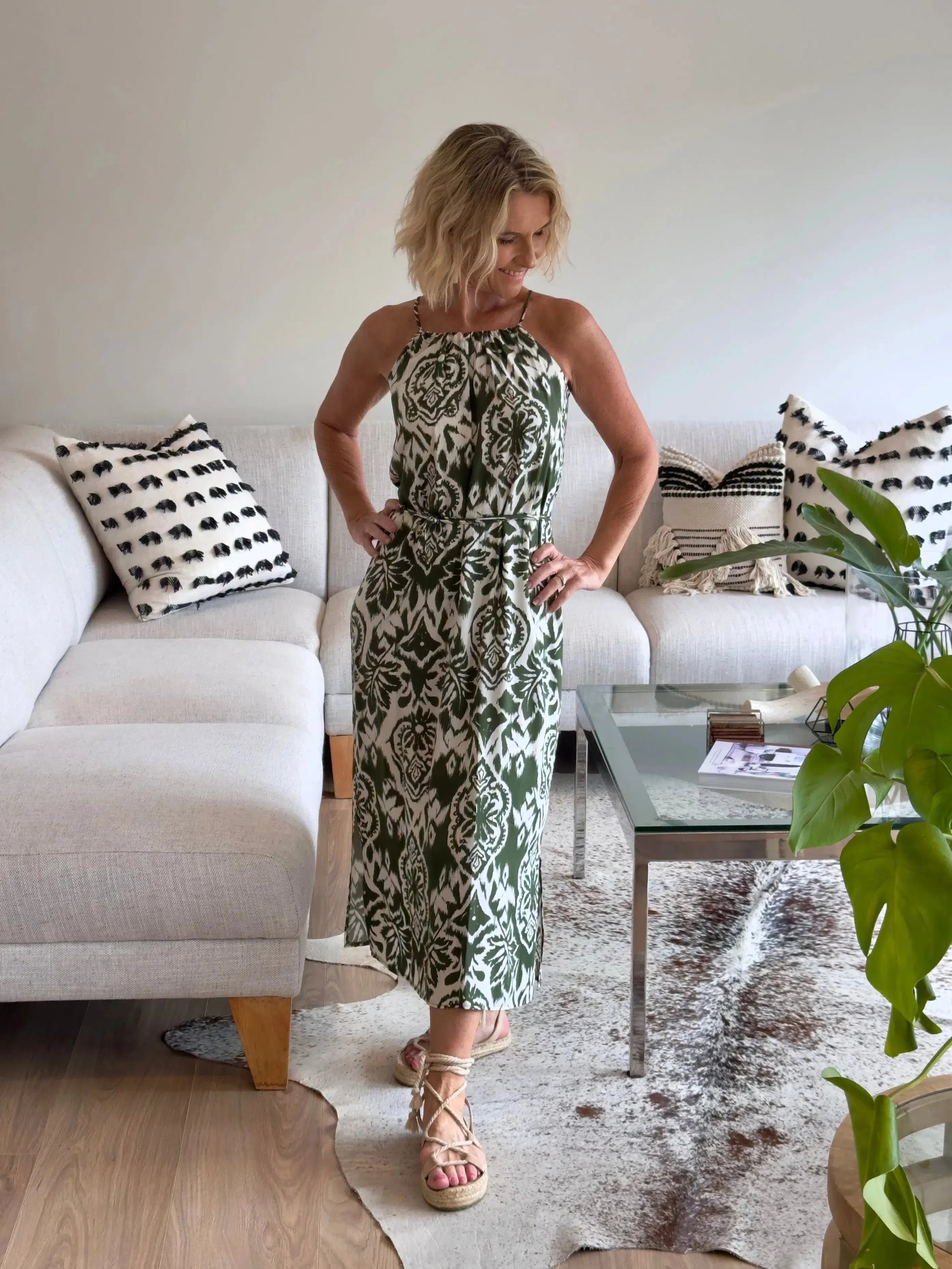 HANNAH Midi Dress-DRESS-Wendy Bashford Designs