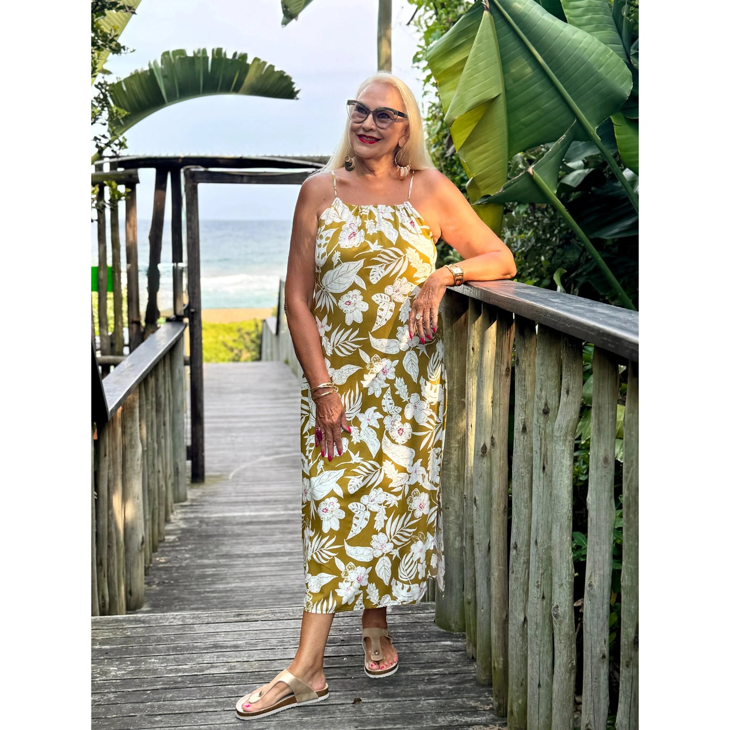 HANNAH Midi Dress-DRESS-Wendy Bashford Designs