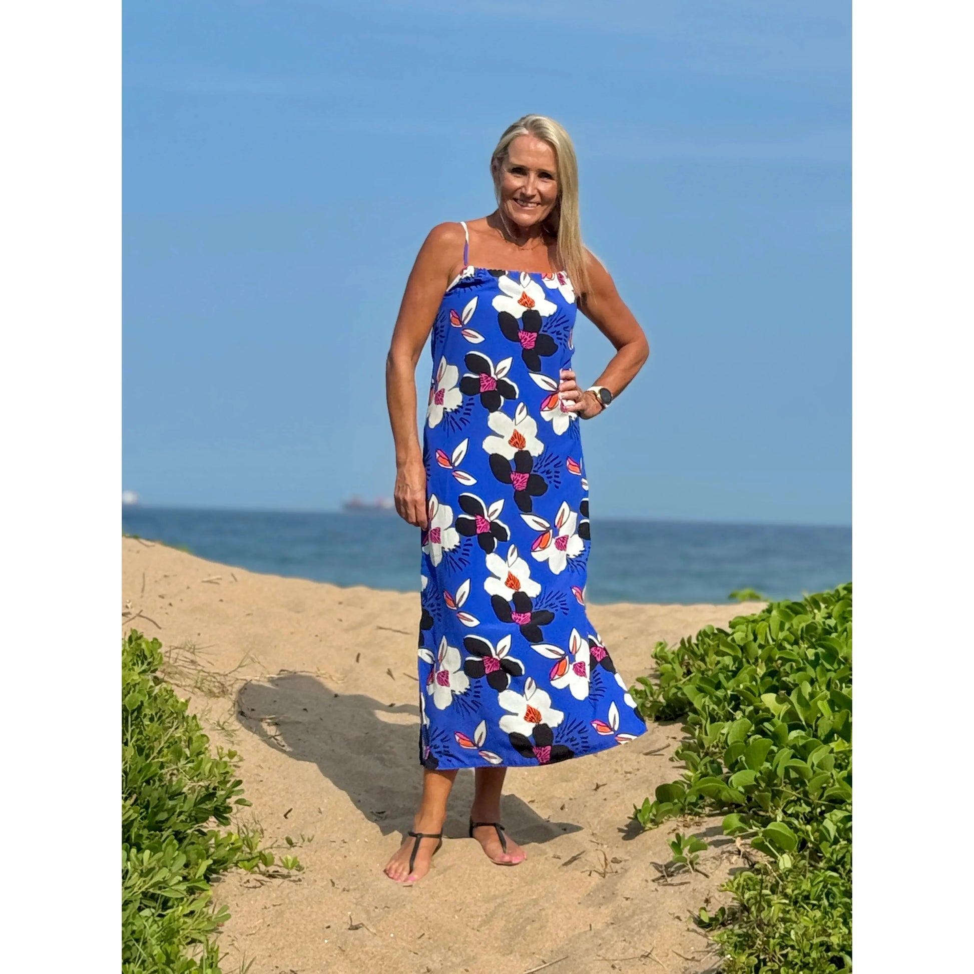 HANNAH Midi Dress-DRESS-Wendy Bashford Designs