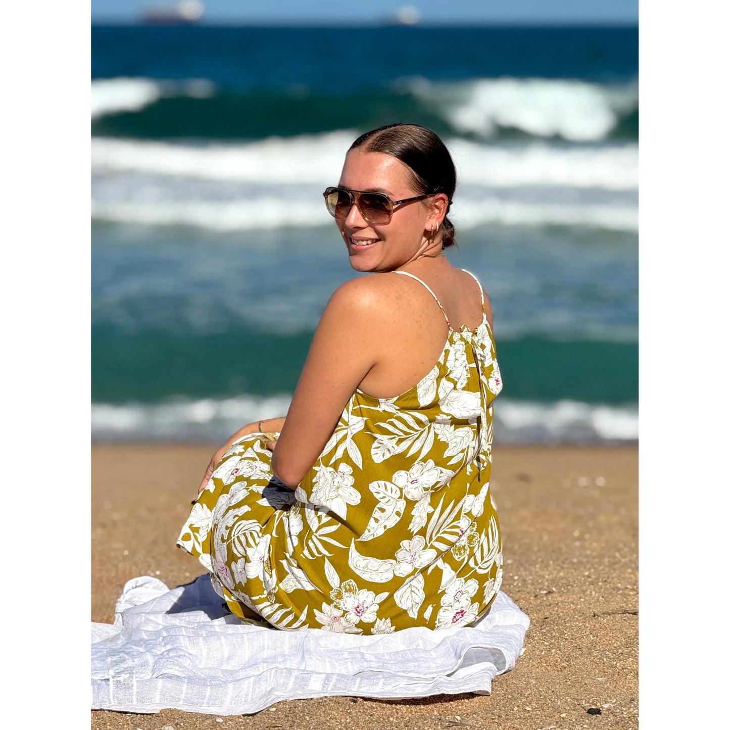 HANNAH Midi Dress-DRESS-Wendy Bashford Designs