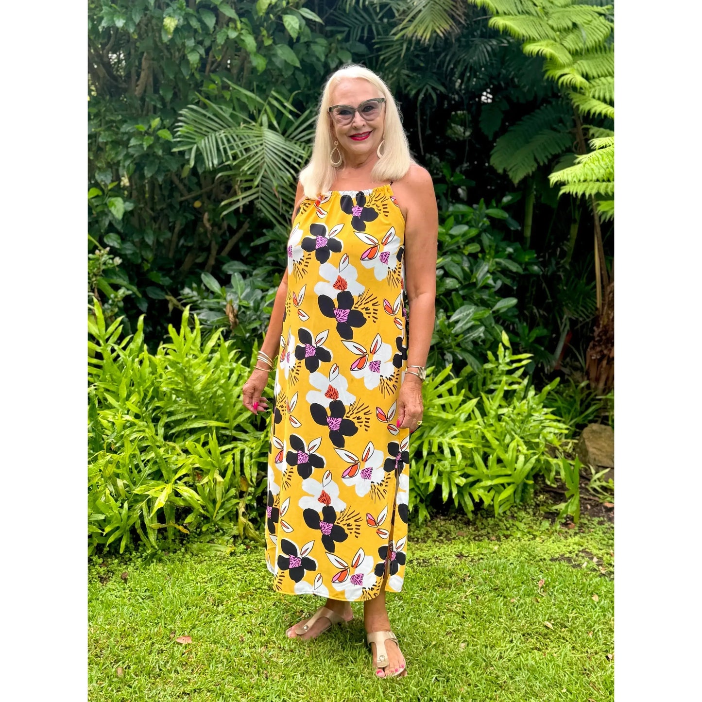 HANNAH Midi Dress-DRESS-Wendy Bashford Designs