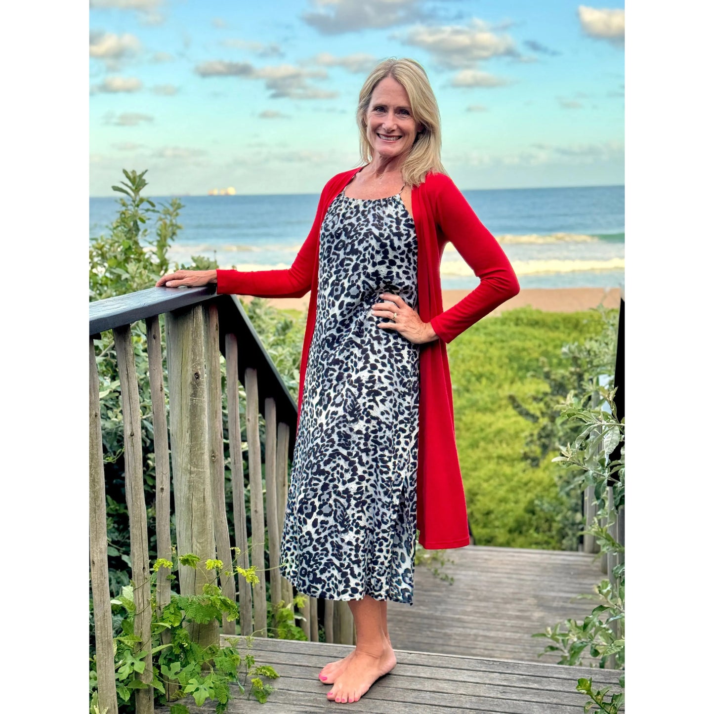 HANNAH Midi Dress-DRESS-Wendy Bashford Designs