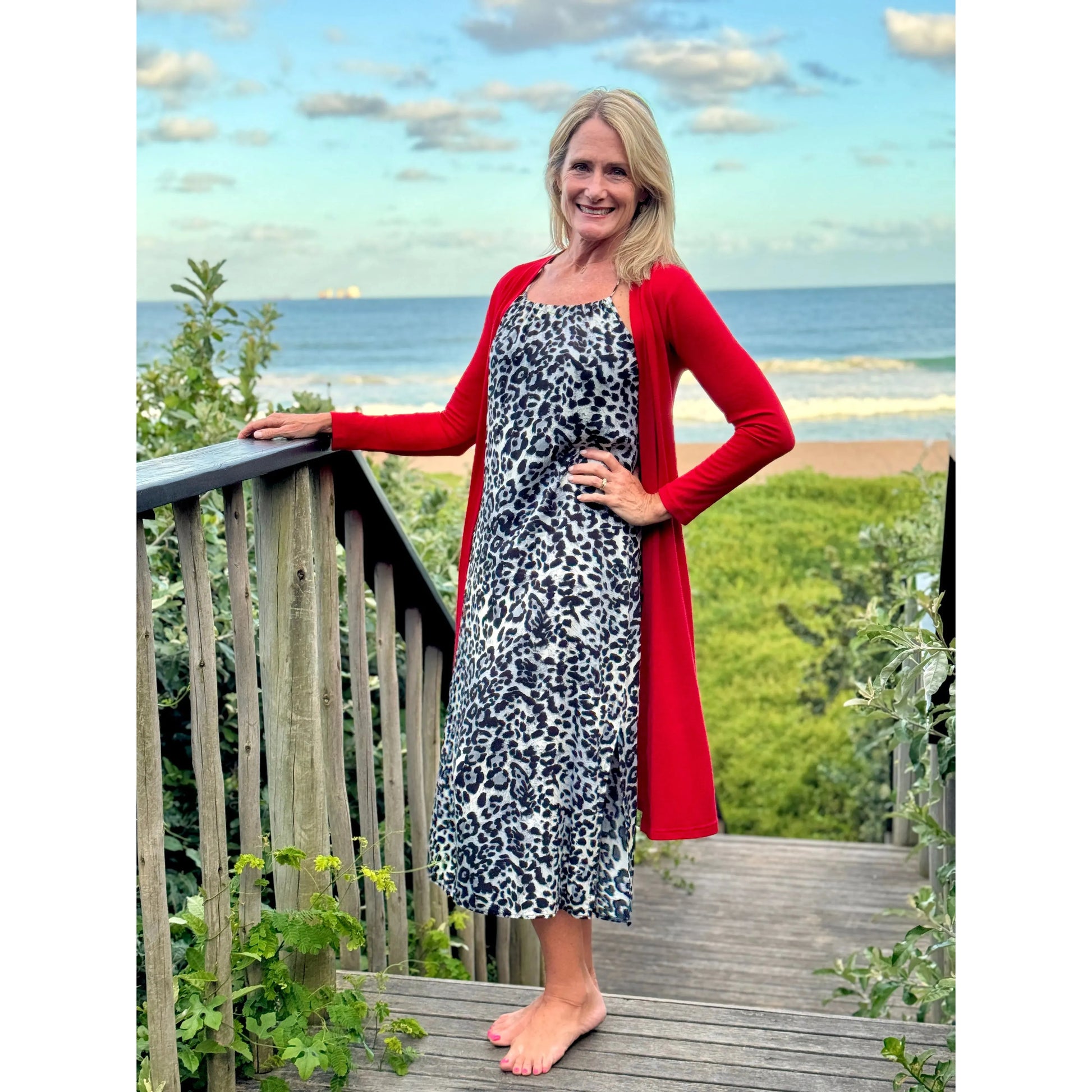 HANNAH Midi Dress-DRESS-Wendy Bashford Designs