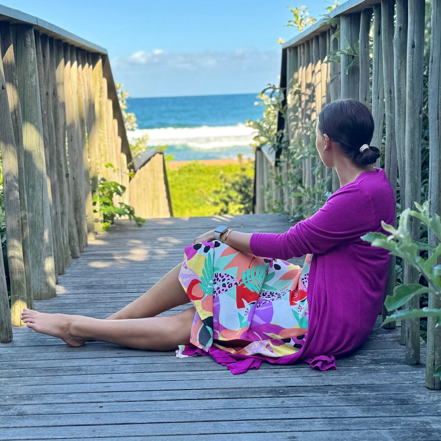 HANNAH Midi Dress-DRESS-Wendy Bashford Designs