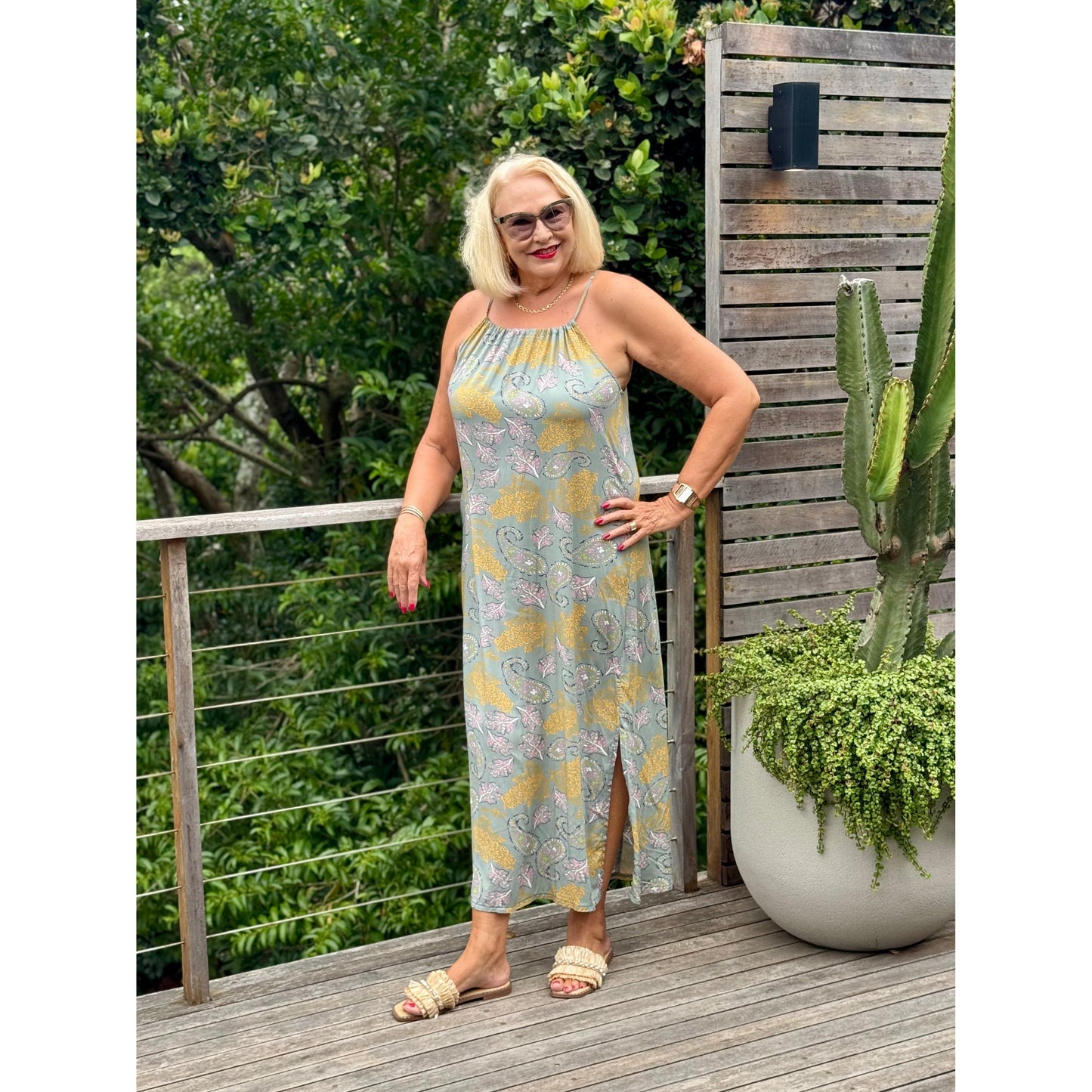 HANNAH Midi Dress-DRESS-Wendy Bashford Designs