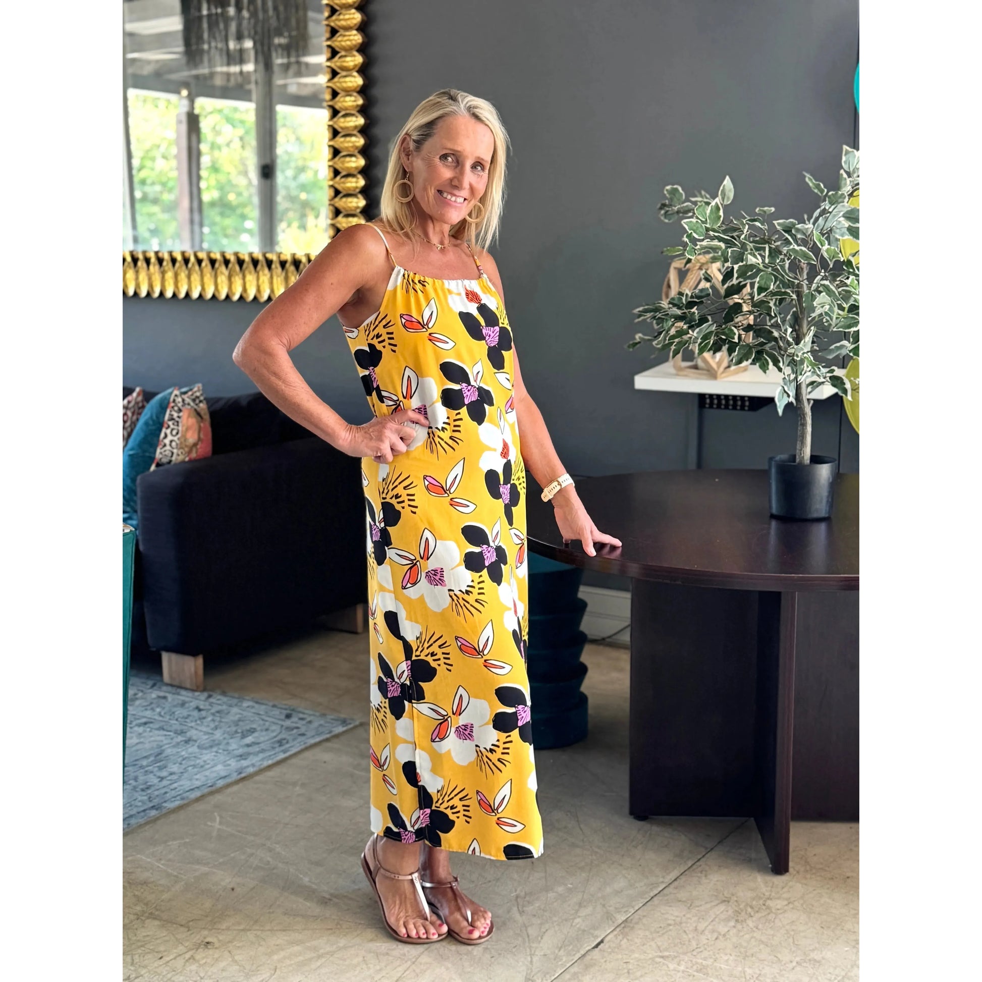 HANNAH Midi Dress-DRESS-Wendy Bashford Designs
