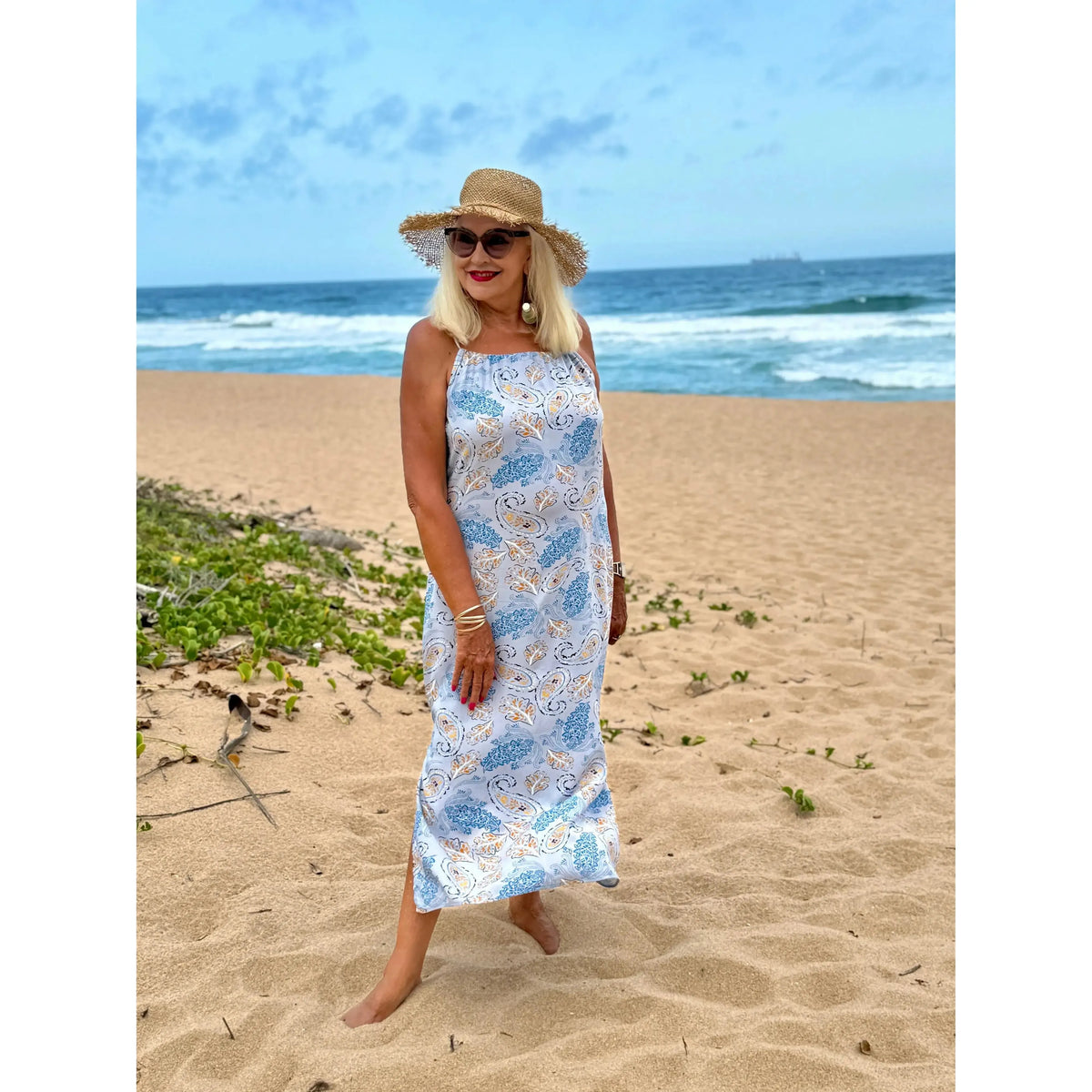 HANNAH Midi Dress-DRESS-Wendy Bashford Designs