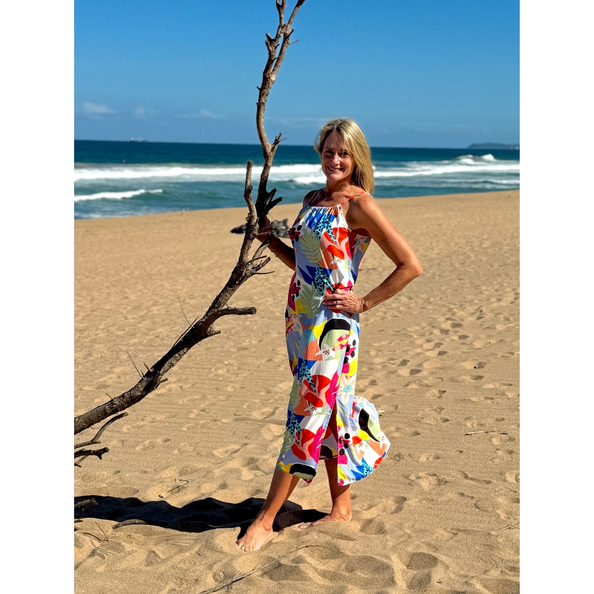 HANNAH Midi Dress-DRESS-Wendy Bashford Designs