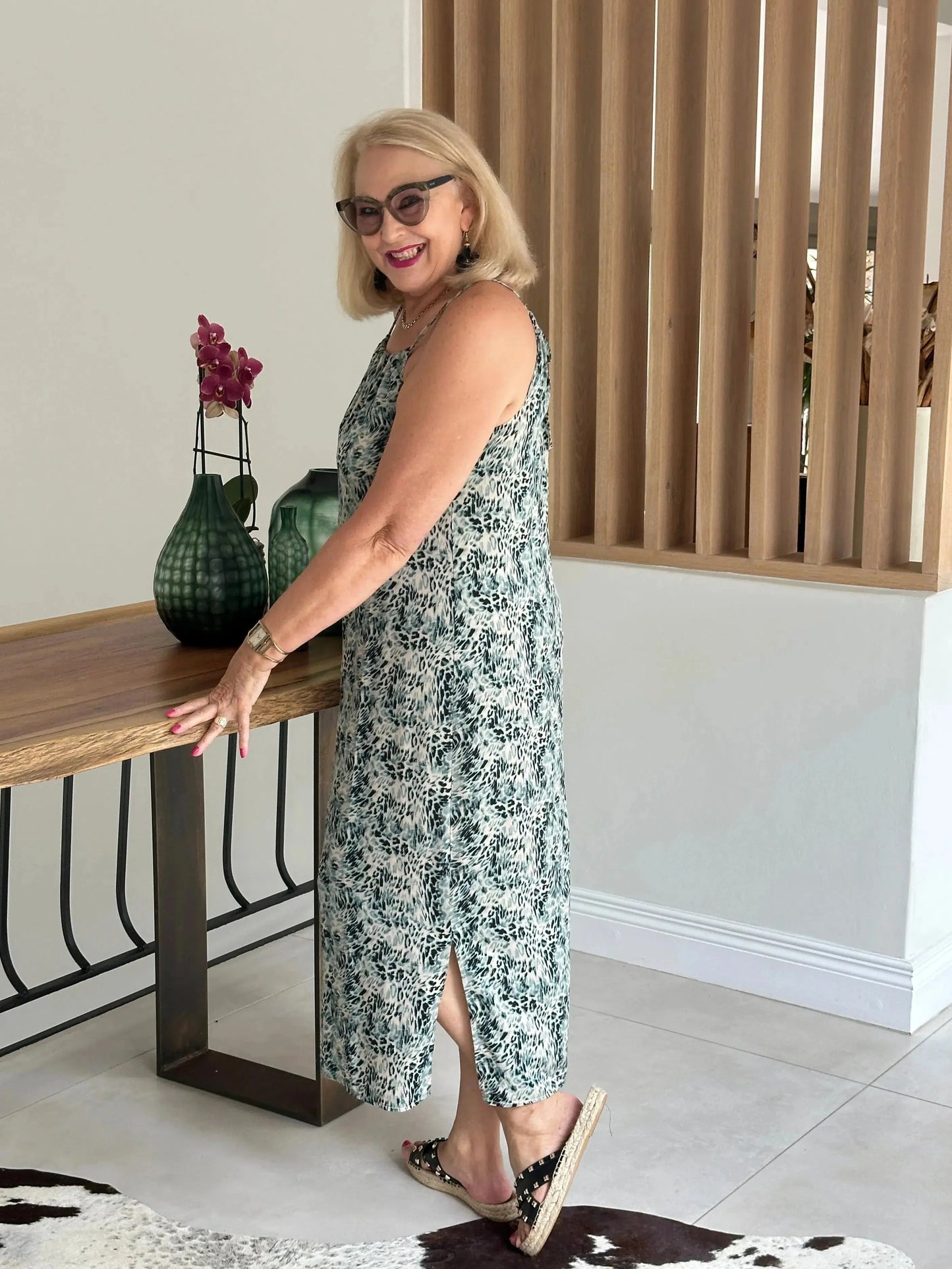 HANNAH Midi Dress-DRESS-Wendy Bashford Designs