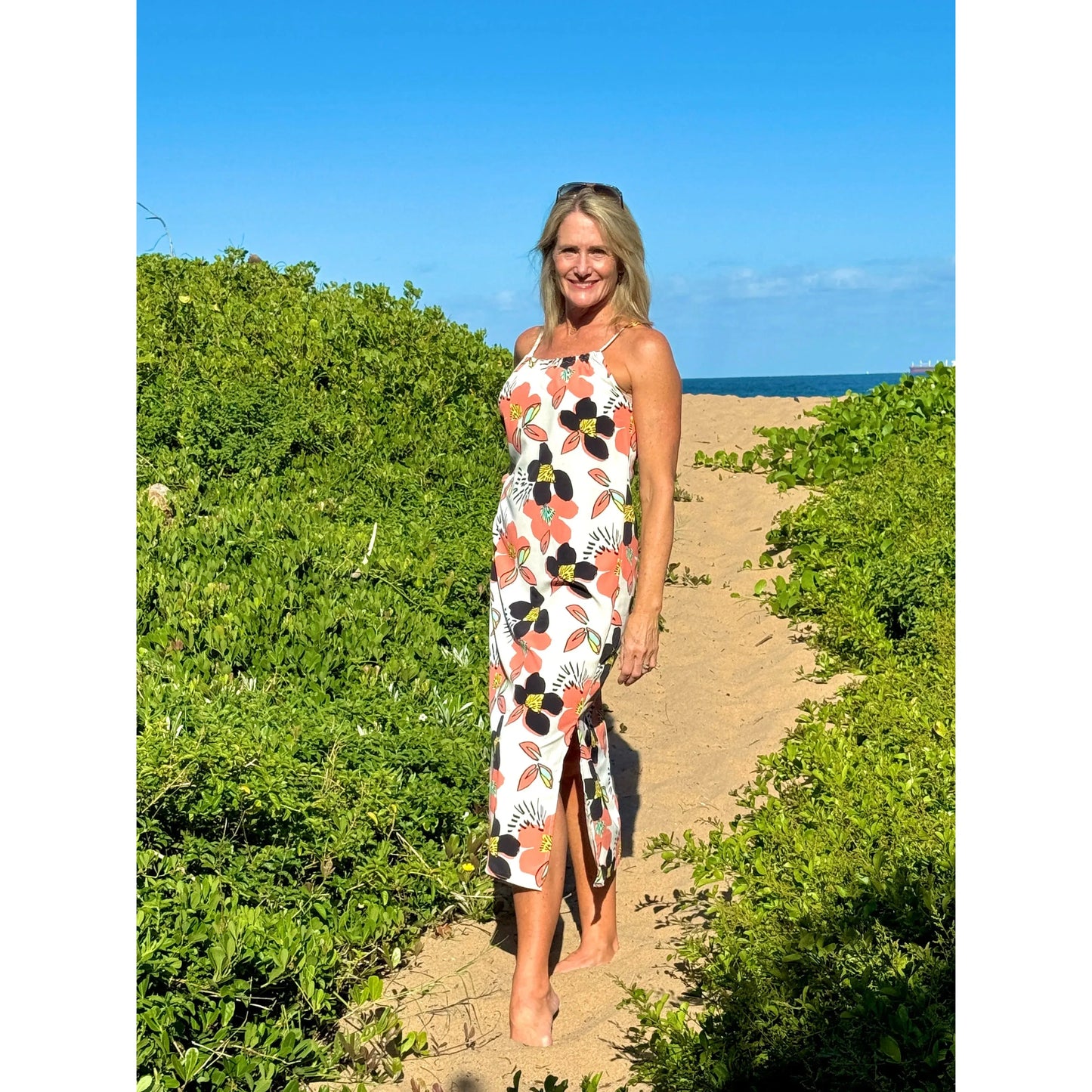 HANNAH Midi Dress-DRESS-Wendy Bashford Designs