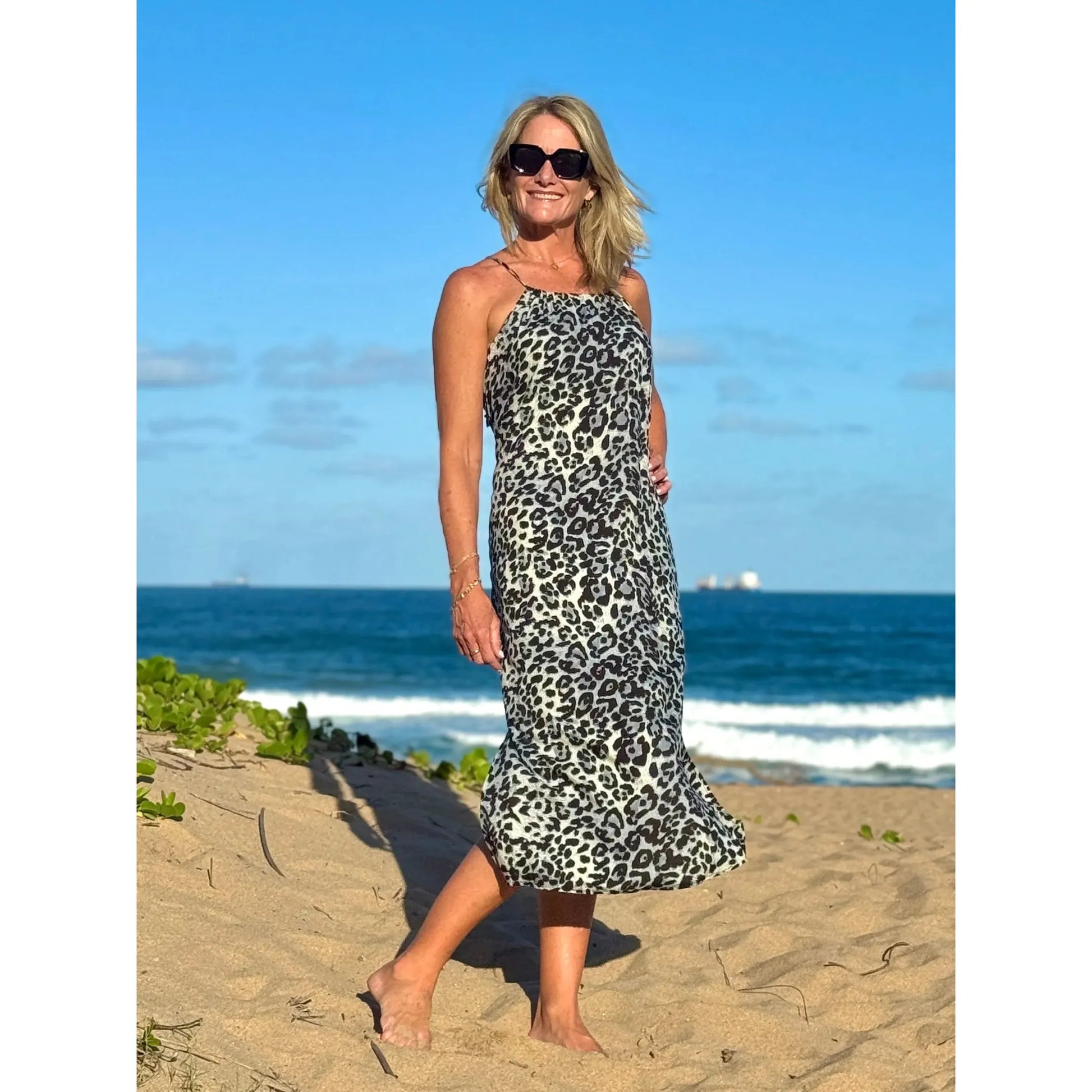 HANNAH Midi Dress-DRESS-Wendy Bashford Designs