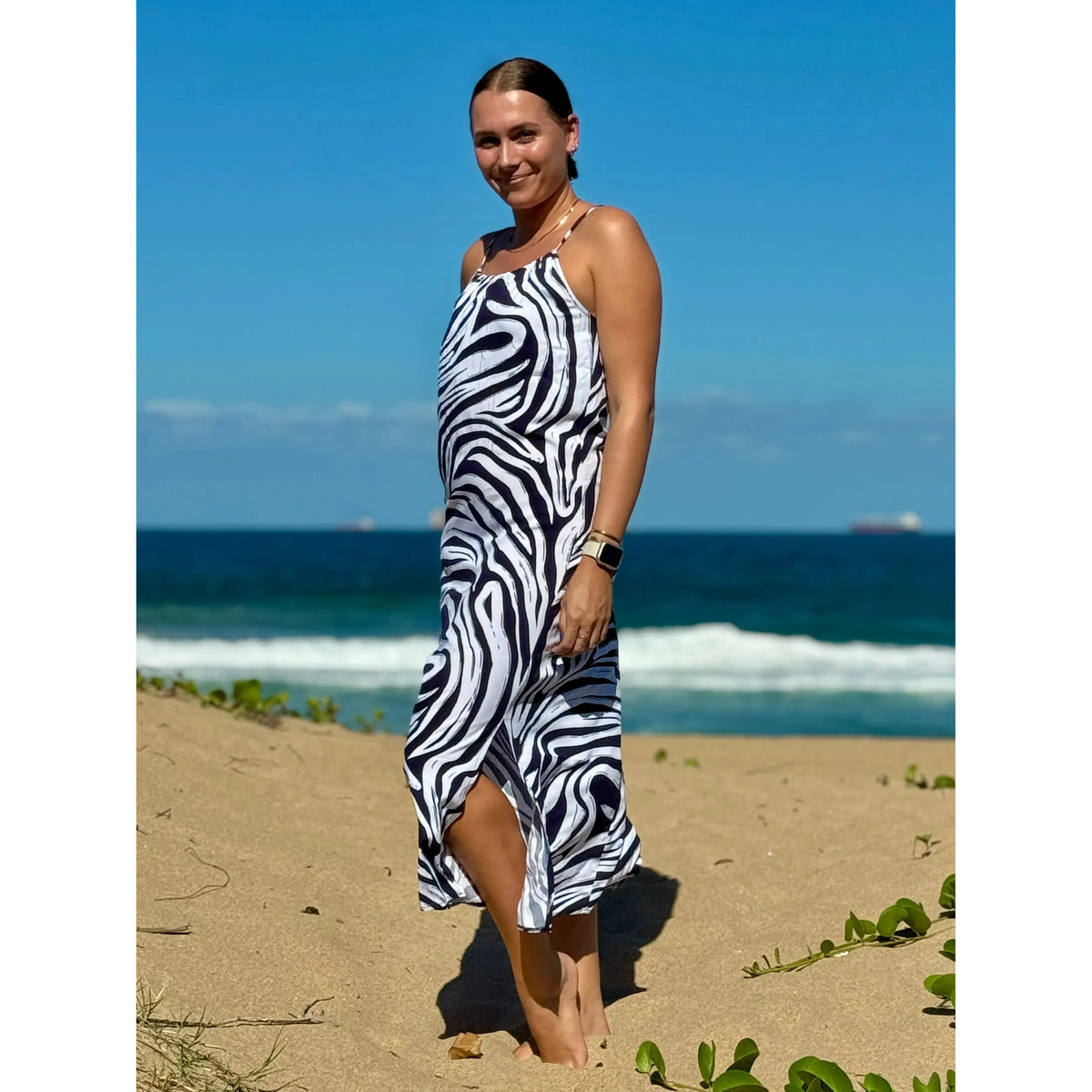 HANNAH Midi Dress-DRESS-Wendy Bashford Designs