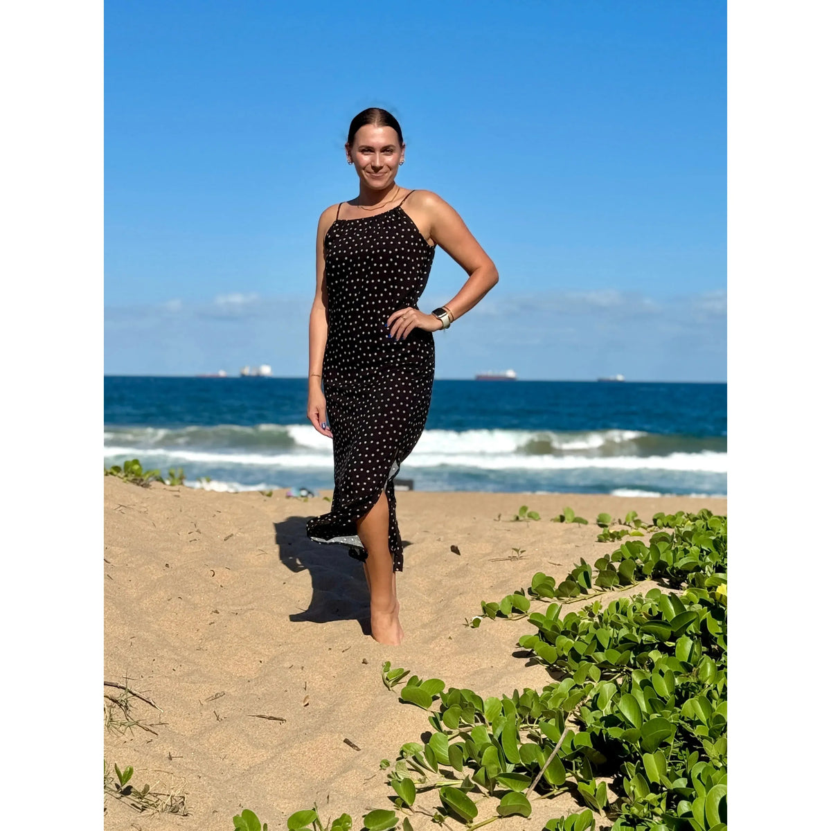 HANNAH Midi Dress-DRESS-Wendy Bashford Designs