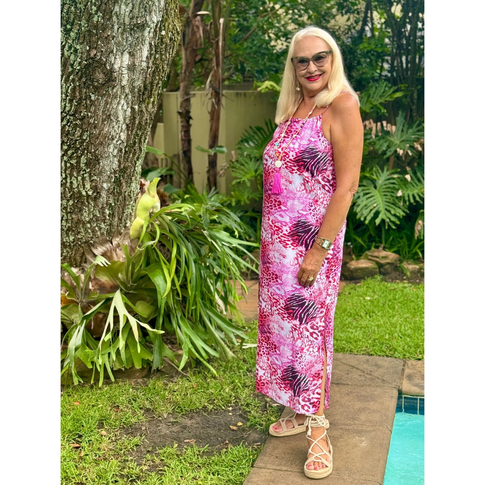 HANNAH Midi Dress-DRESS-Wendy Bashford Designs