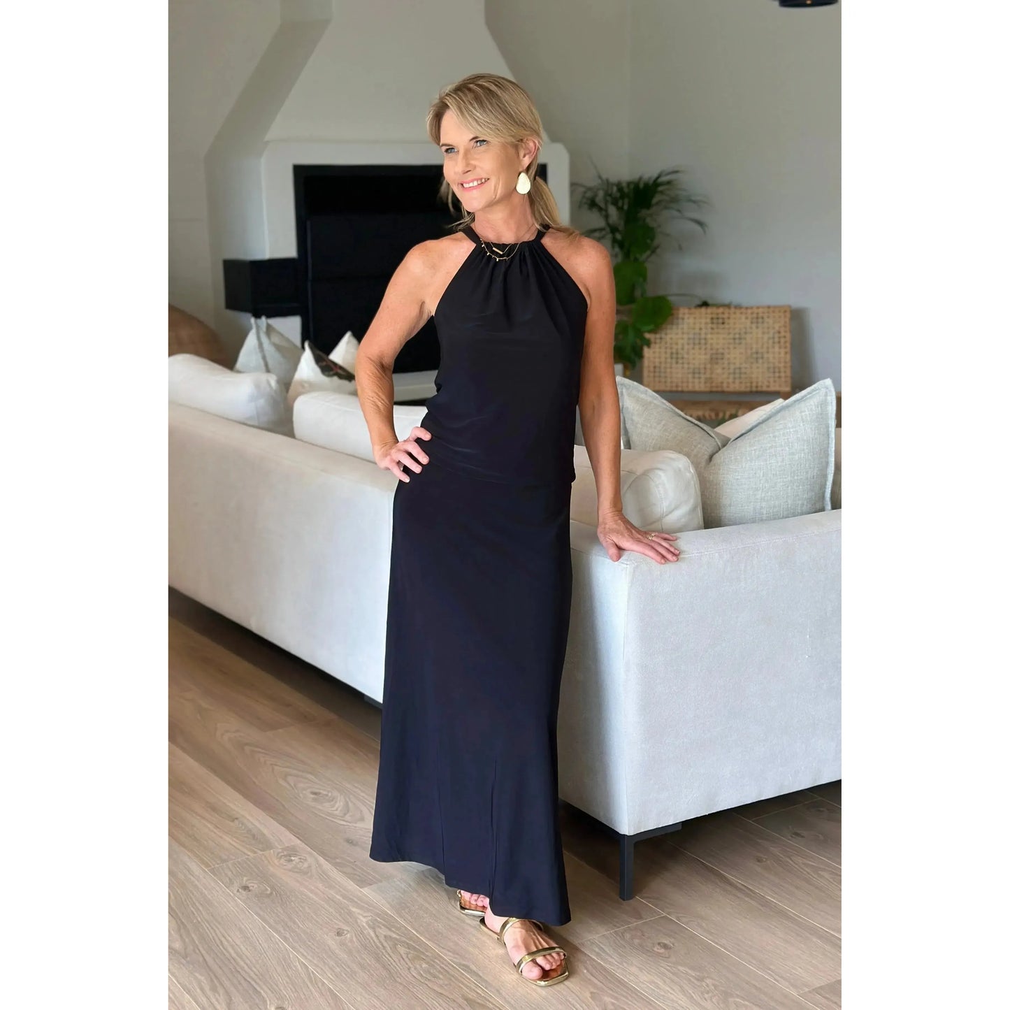 LISA Maxi Dress-MAXI DRESS-Wendy Bashford Designs