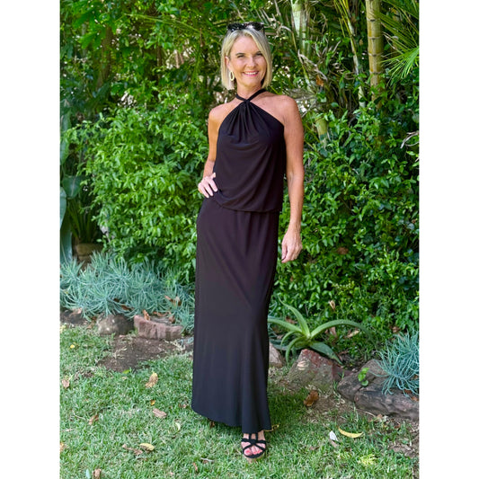 LISA Maxi Dress-MAXI DRESS-Wendy Bashford Designs