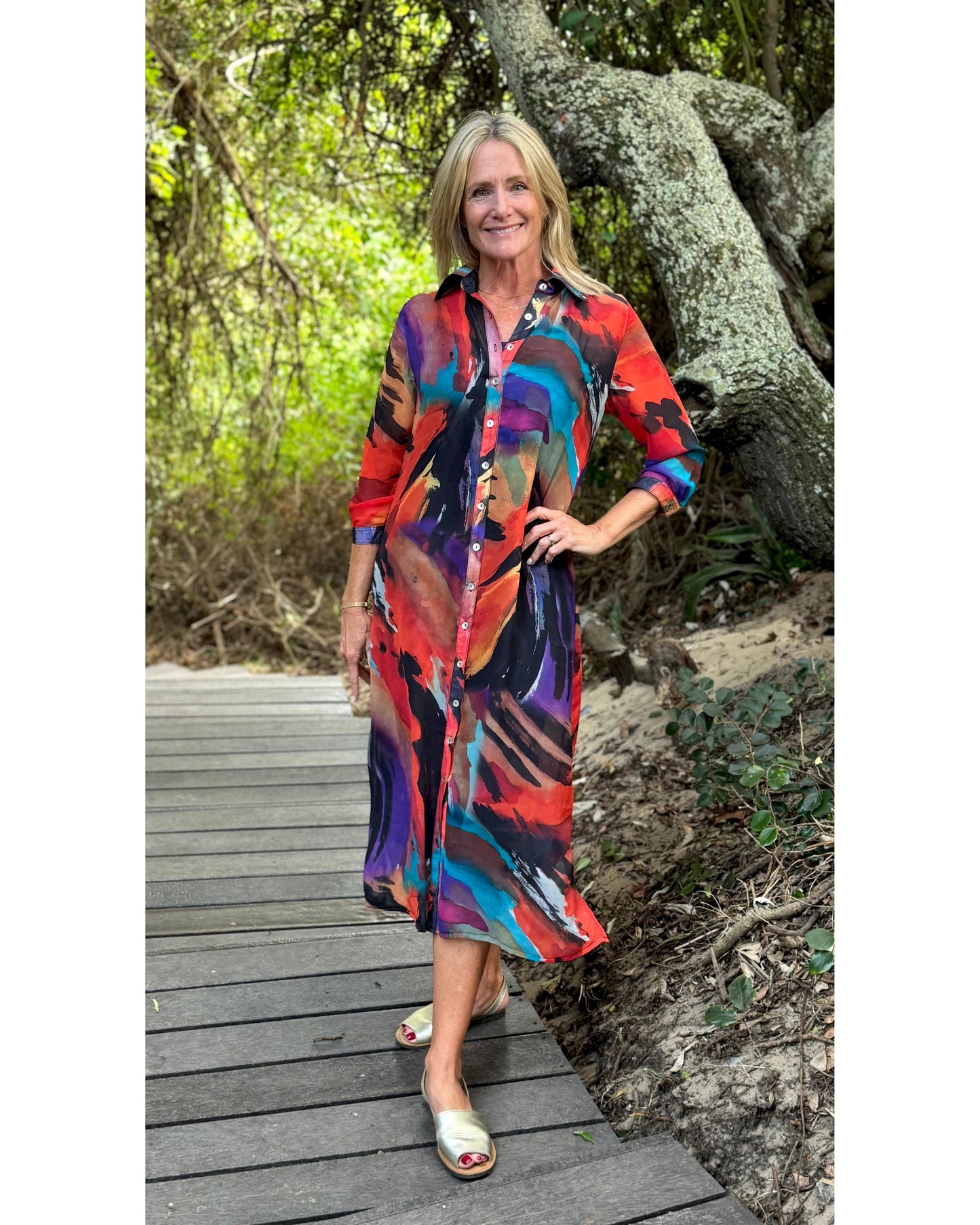ROXI Maxi Dress-DRESS-Wendy Bashford Designs