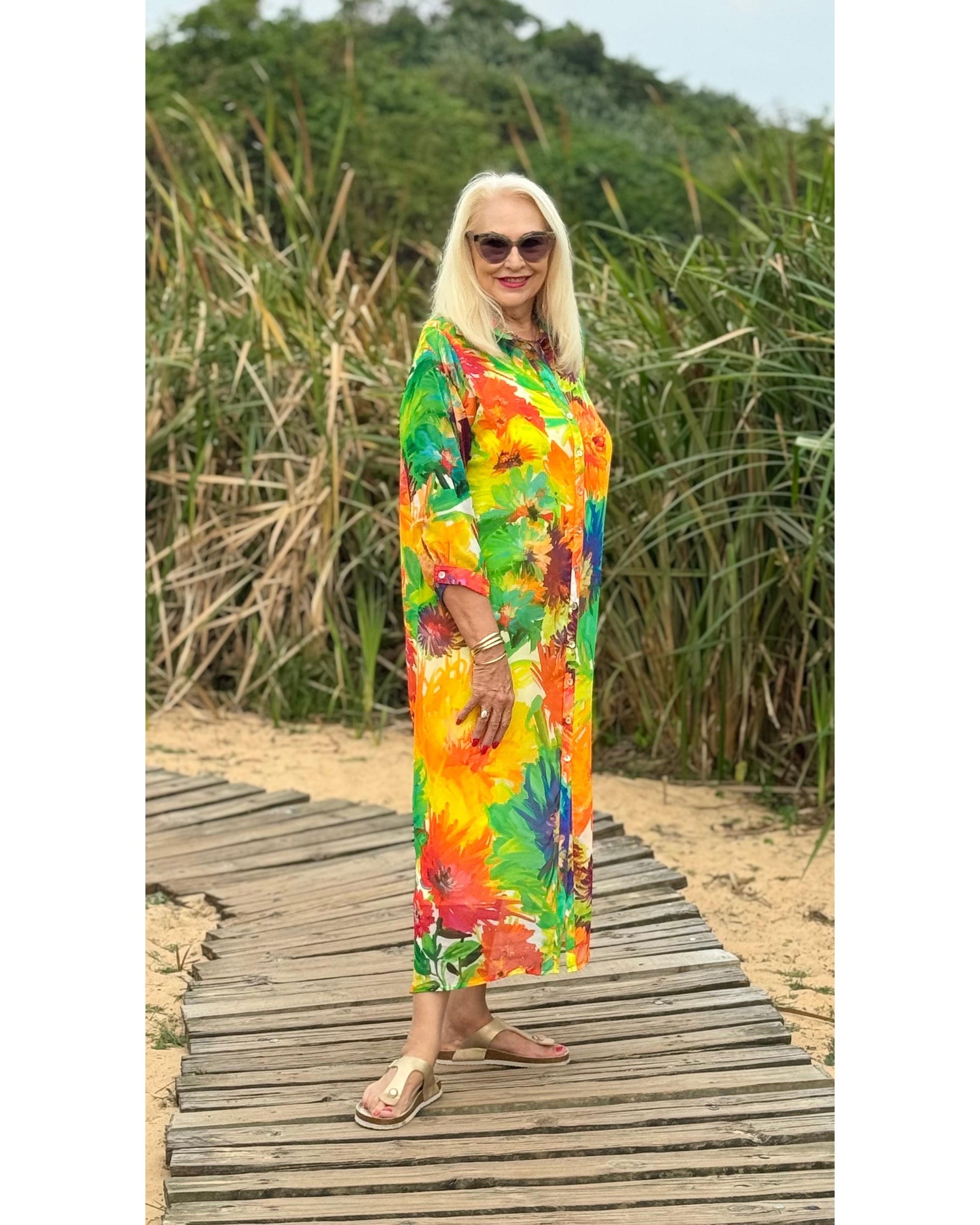 ROXI Maxi Dress-DRESS-Wendy Bashford Designs
