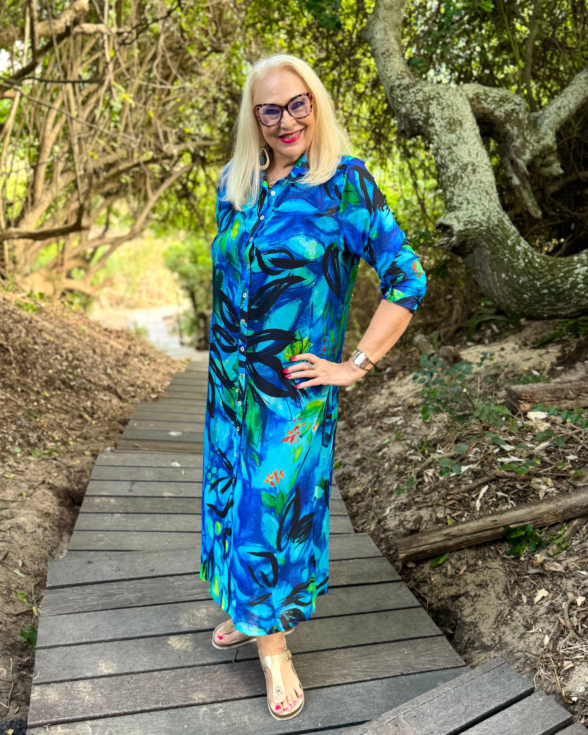 ROXI Maxi Dress-DRESS-Wendy Bashford Designs
