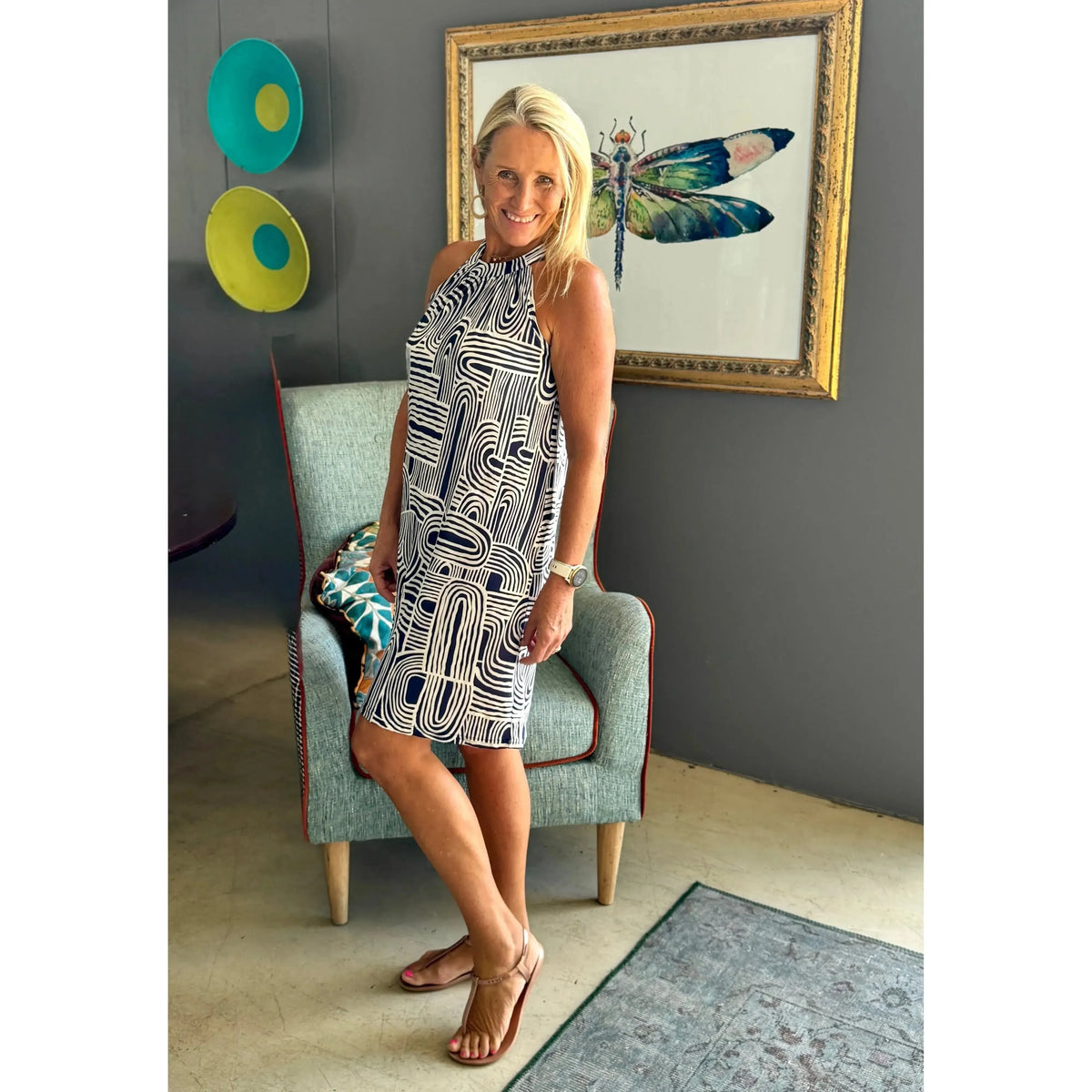 SHONEL Short Dress-DRESS-Wendy Bashford Designs
