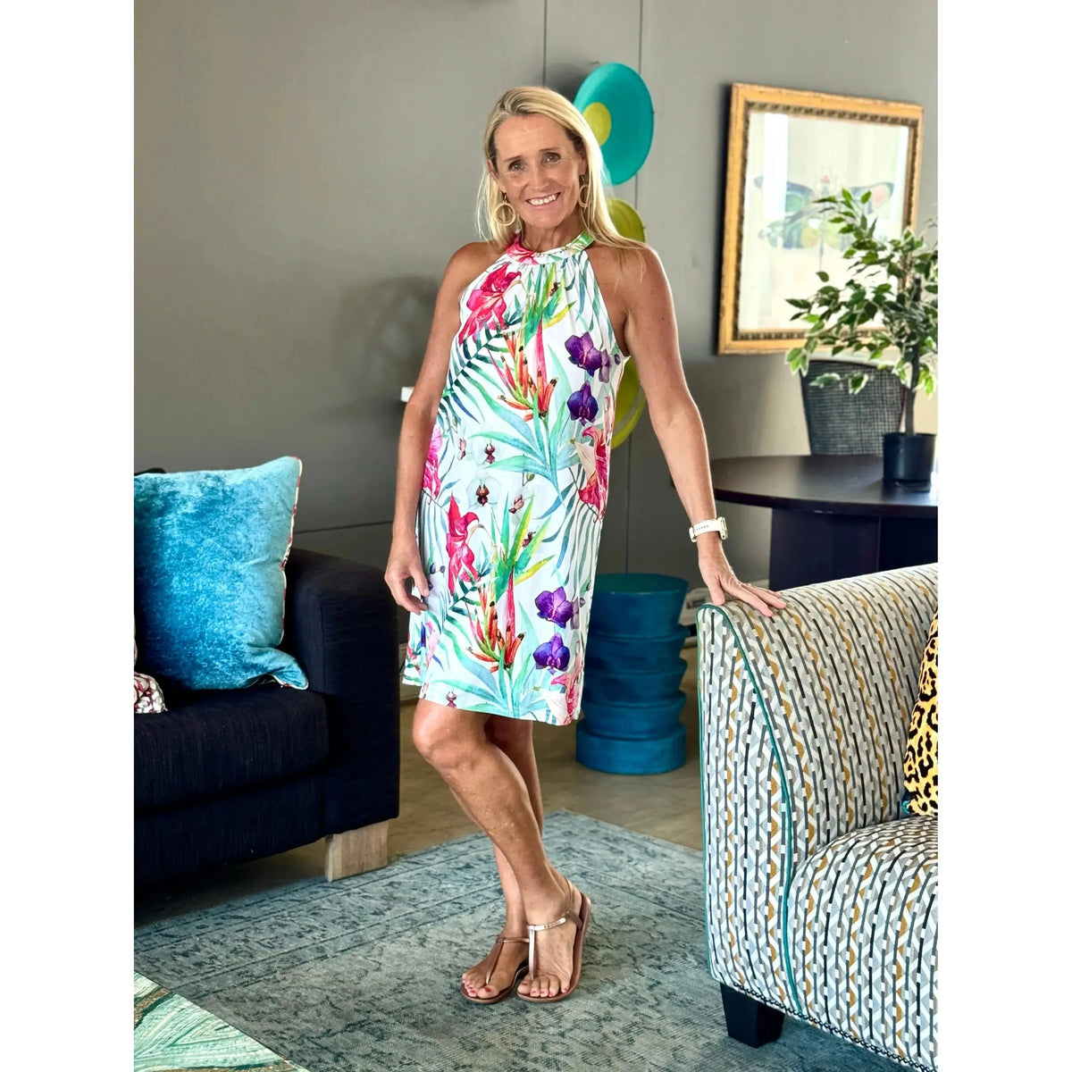 SHONEL Short Dress-DRESS-Wendy Bashford Designs
