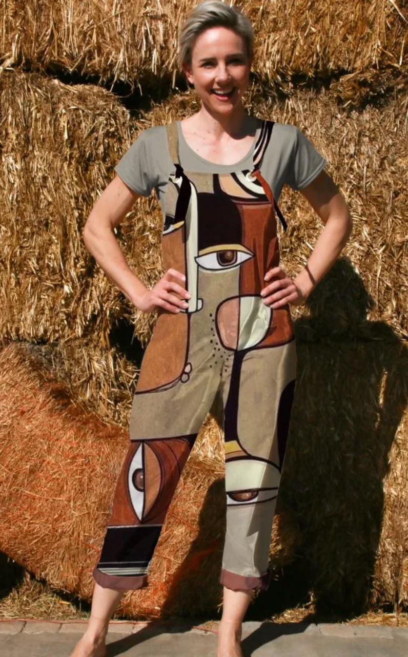 Abstract Faces Dungaree