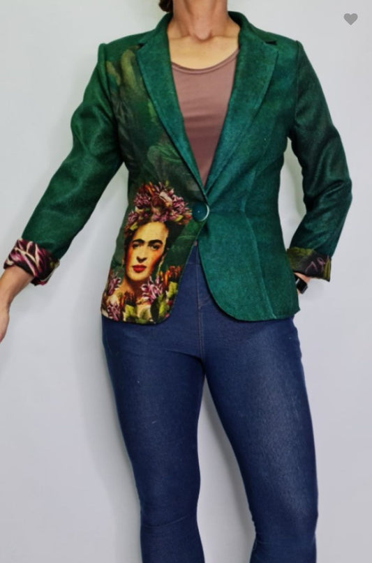 Frida Kahlo Jacket (Green)