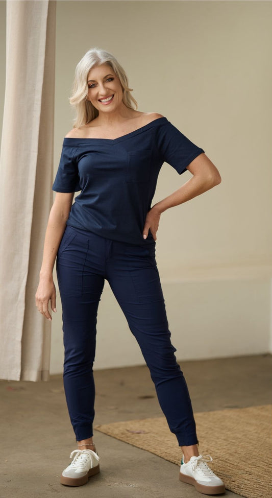 Bon Bon Cargo Pants - Navy