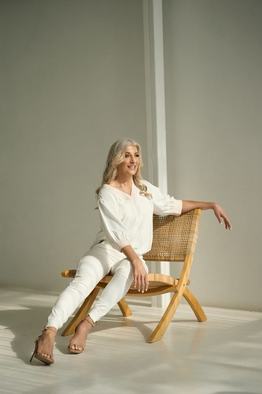 Bon Bon cargo pants ~ Milk