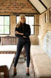 Bon Bon Zip and Button Pants - Black